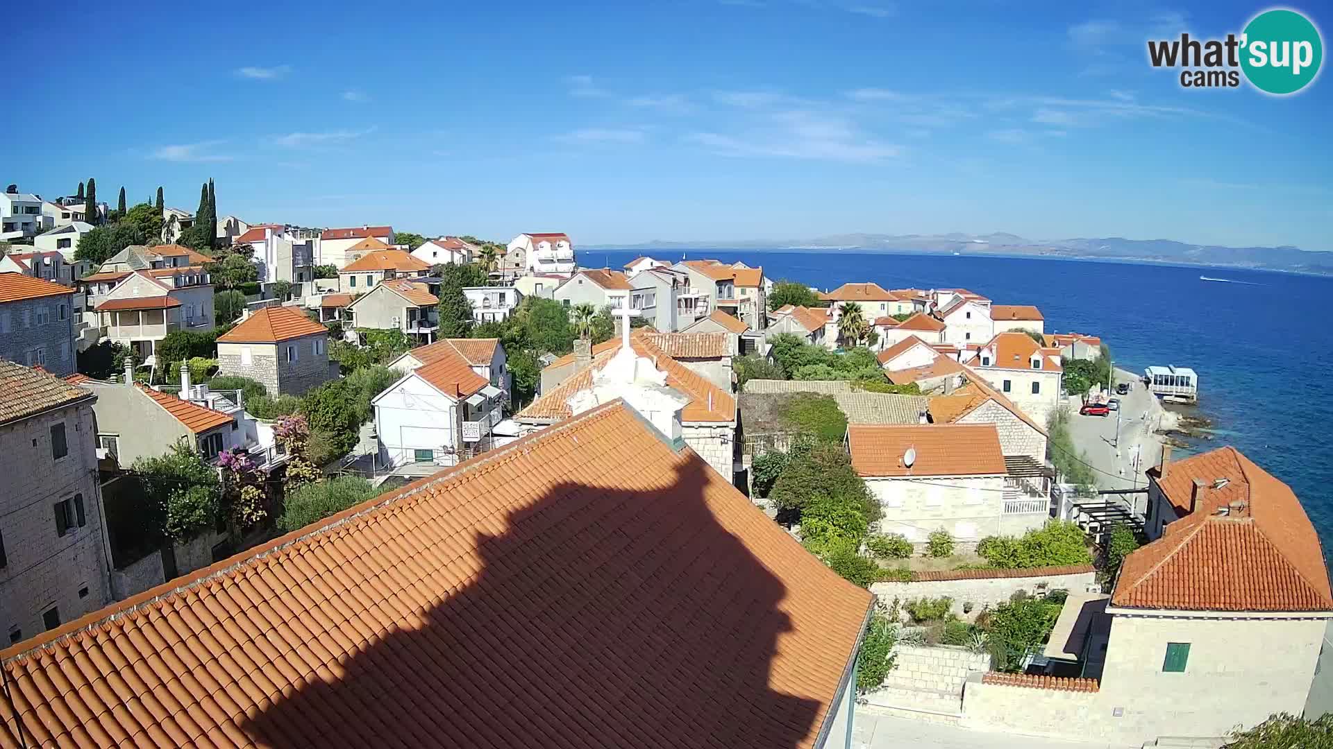 Web kamera Sutivan panorama – Pogled uživo s otoka Brača