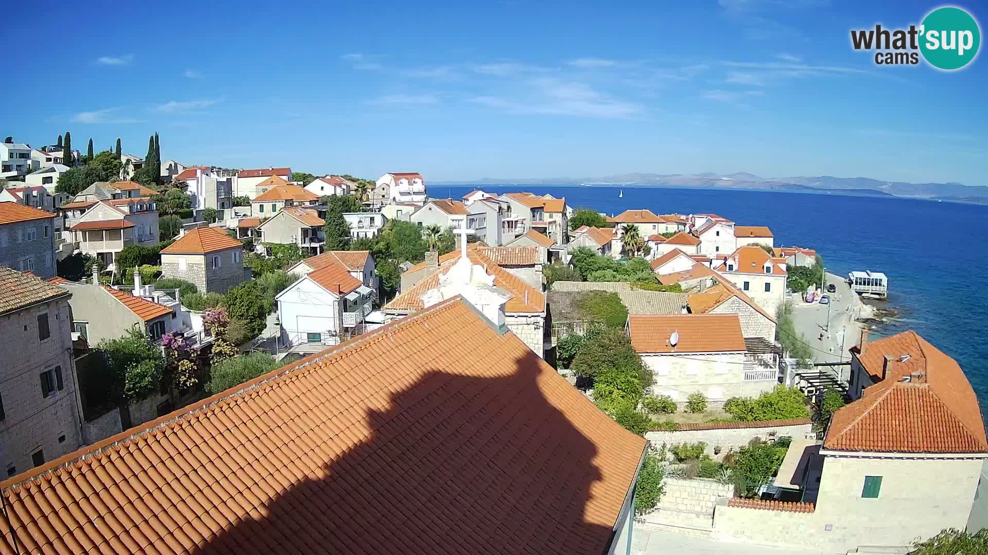 Web kamera Sutivan panorama – Pogled uživo s otoka Brača