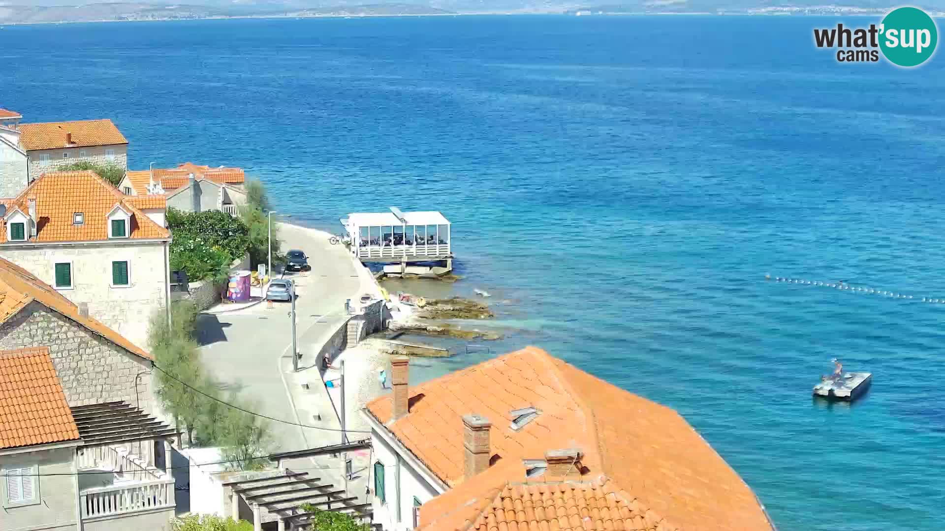 Spletna kamera Sutivan panorama – pogled v živo z otoka Brač