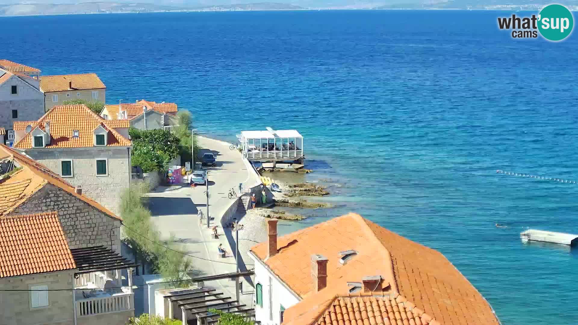 Spletna kamera Sutivan panorama – pogled v živo z otoka Brač