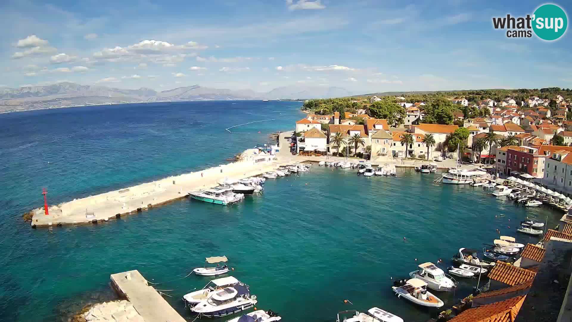 Webcam Sutivan Panorama – Vista en vivo desde la isla de Brač