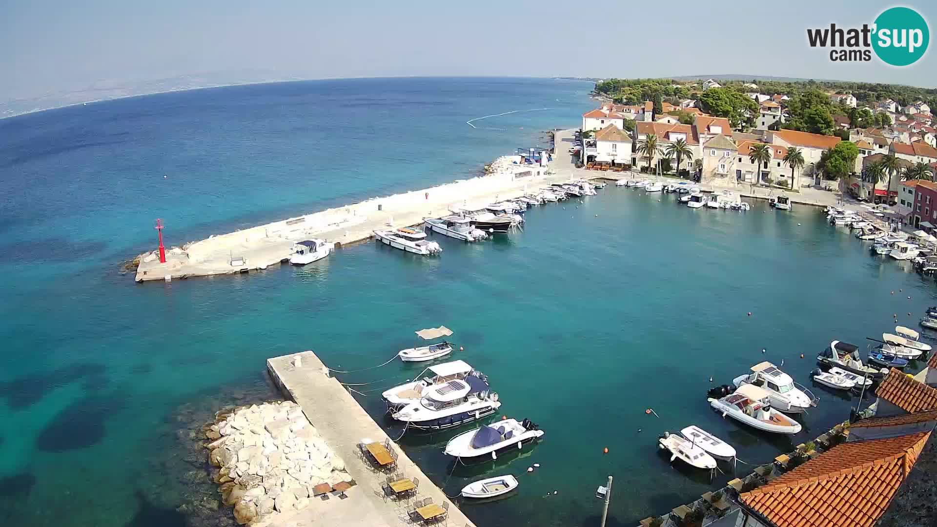 Webcam Sutivan panorama – Vista live dall’isola di Brač