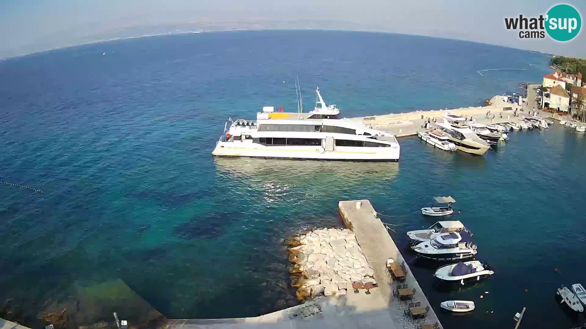 Webcam Sutivan Panorama – Vista en vivo desde la isla de Brač