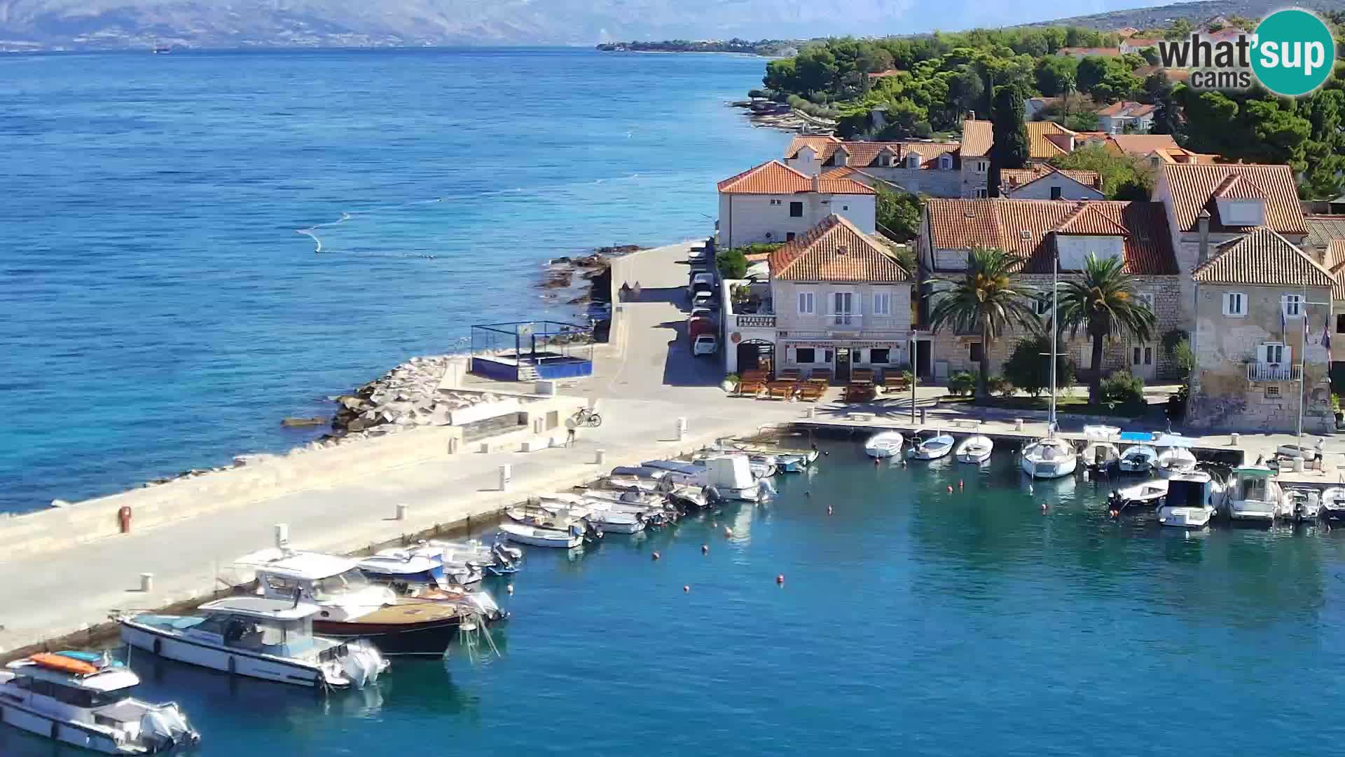 Webcam Sutivan Panorama – Vista en vivo desde la isla de Brač