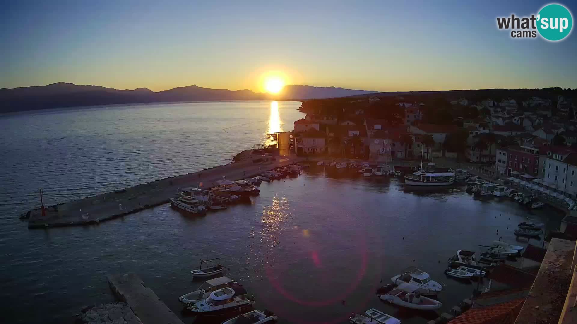 Webcam Sutivan Panorama – Vista en vivo desde la isla de Brač