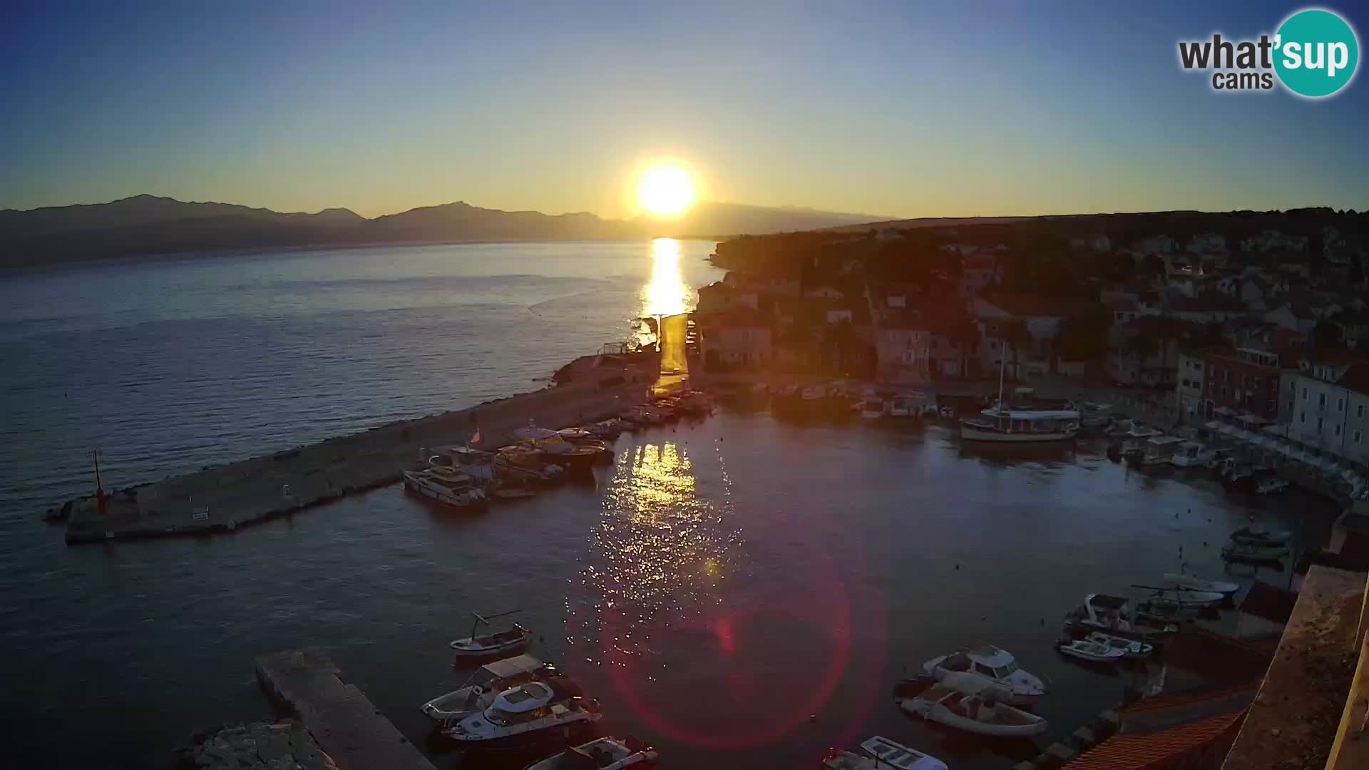 Webcam Sutivan Panorama – Vista en vivo desde la isla de Brač