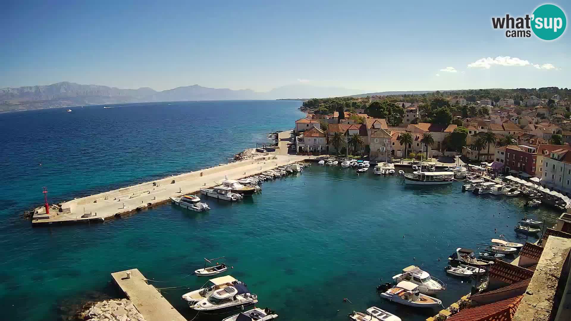 Webcam Sutivan Panorama – Liveblick von der Insel Brač