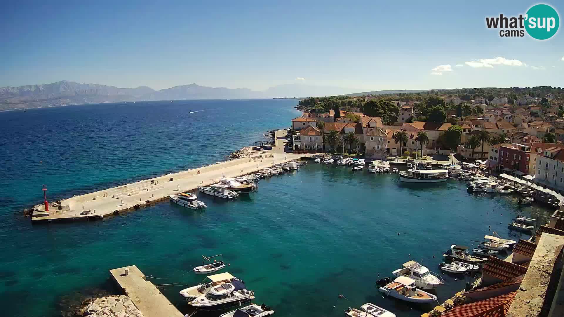 Webcam Sutivan Panorama – Vue en direct depuis l’île de Brač