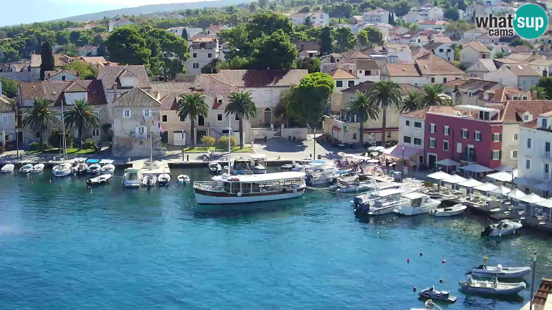 Webcam Sutivan Panorama – Vista en vivo desde la isla de Brač