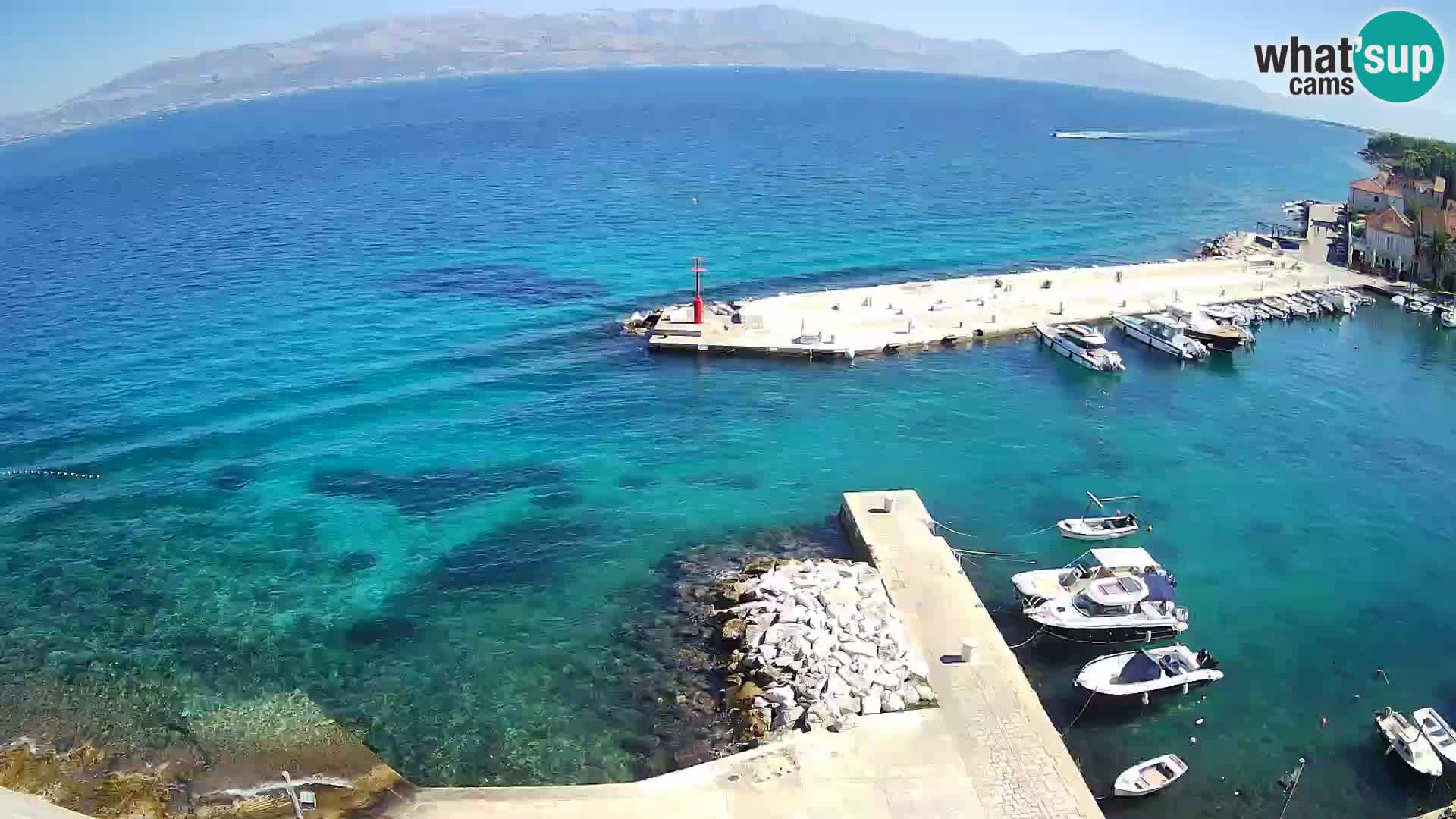 Webcam Sutivan panorama – Vista live dall’isola di Brač