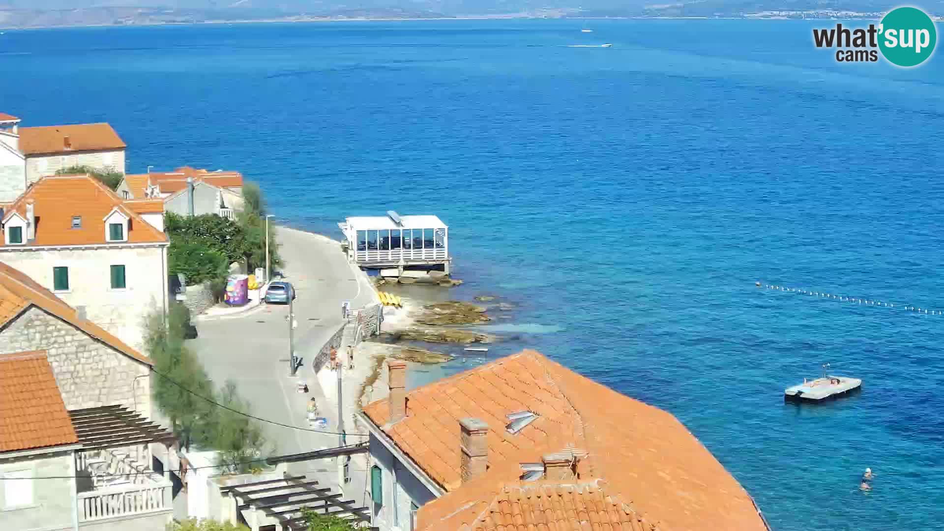 Web kamera Sutivan panorama – Pogled uživo s otoka Brača