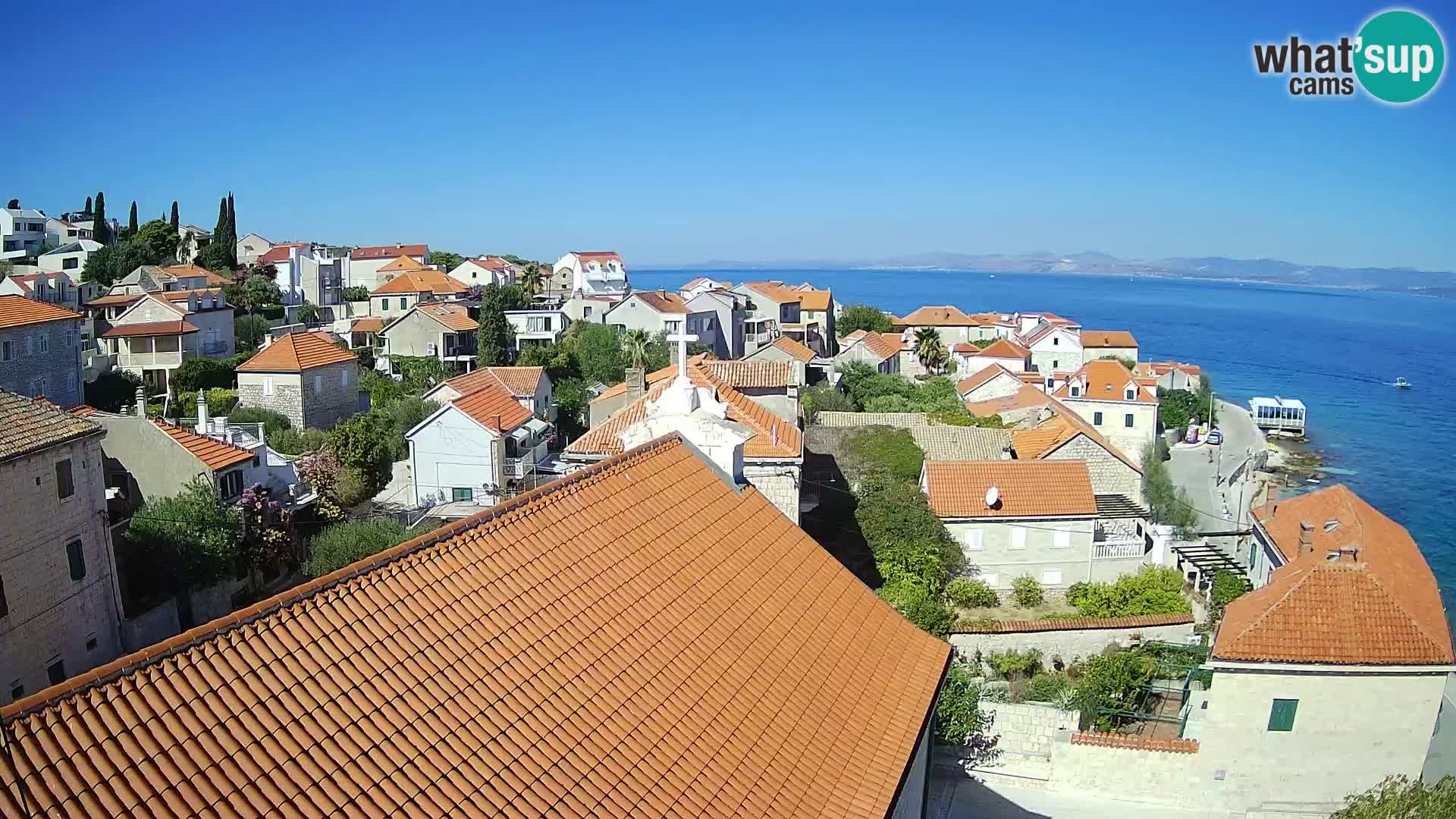 Web kamera Sutivan panorama – Pogled uživo s otoka Brača