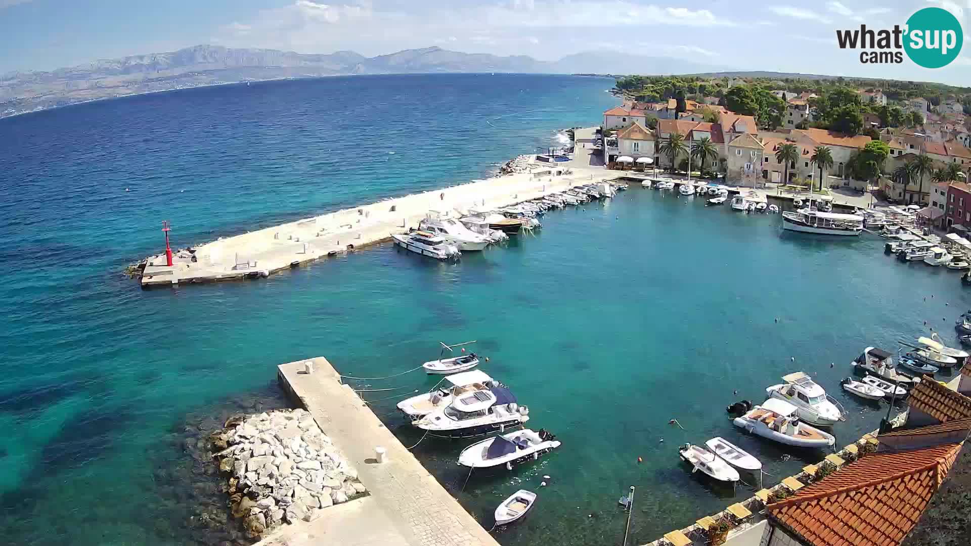 Webcam Sutivan Panorama – Vue en direct depuis l’île de Brač