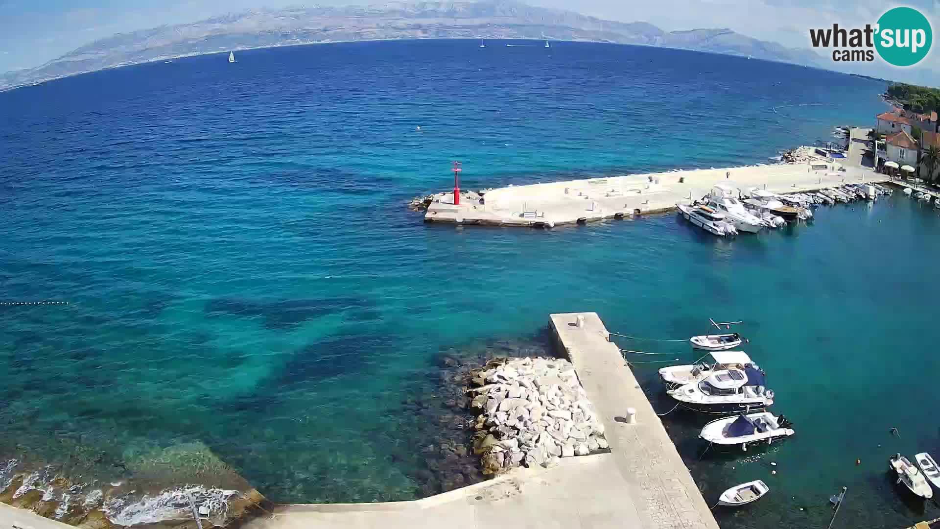 Webcam Sutivan Panorama – Vue en direct depuis l’île de Brač