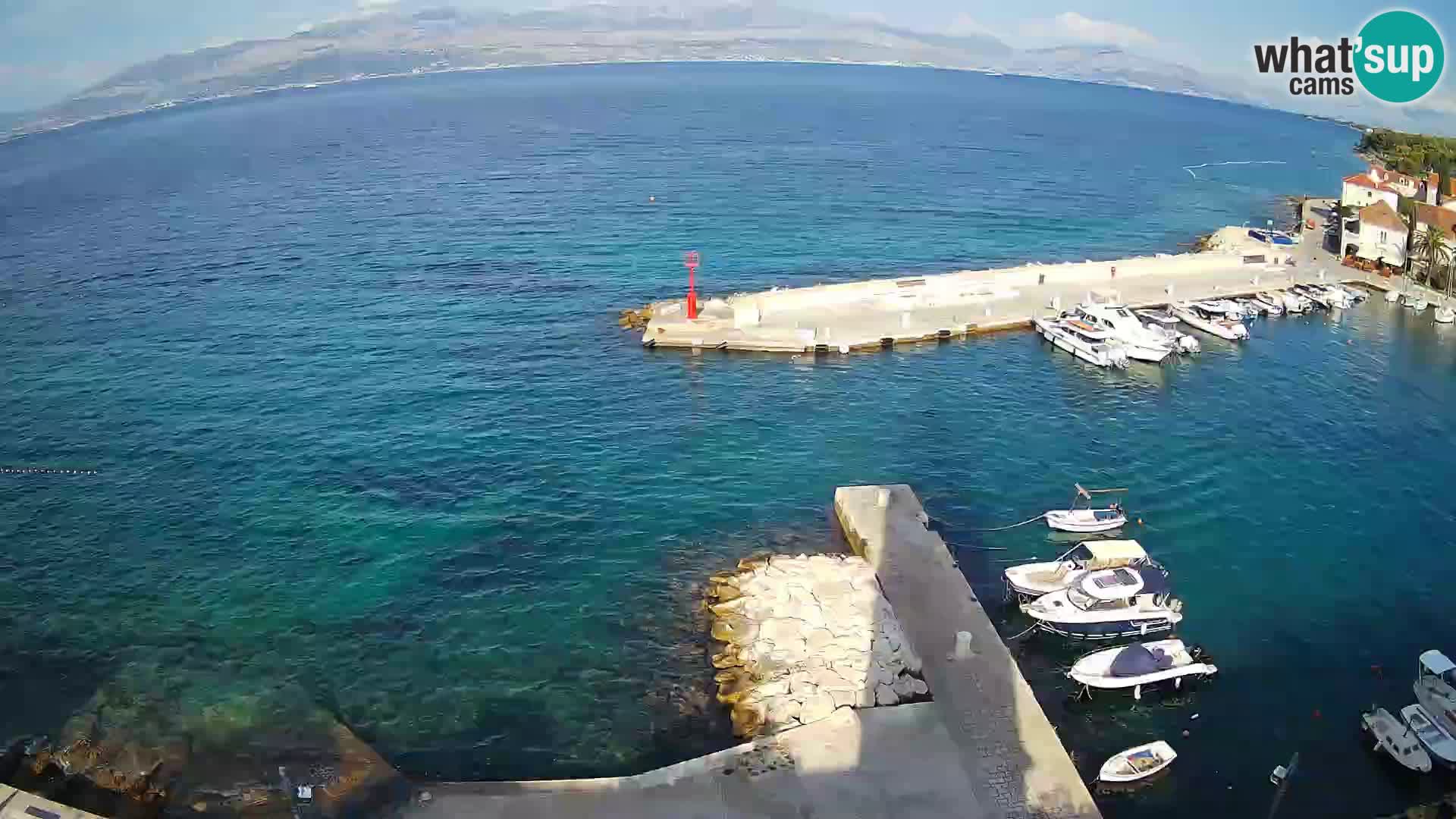 Webcam Sutivan Panorama – Vista en vivo desde la isla de Brač