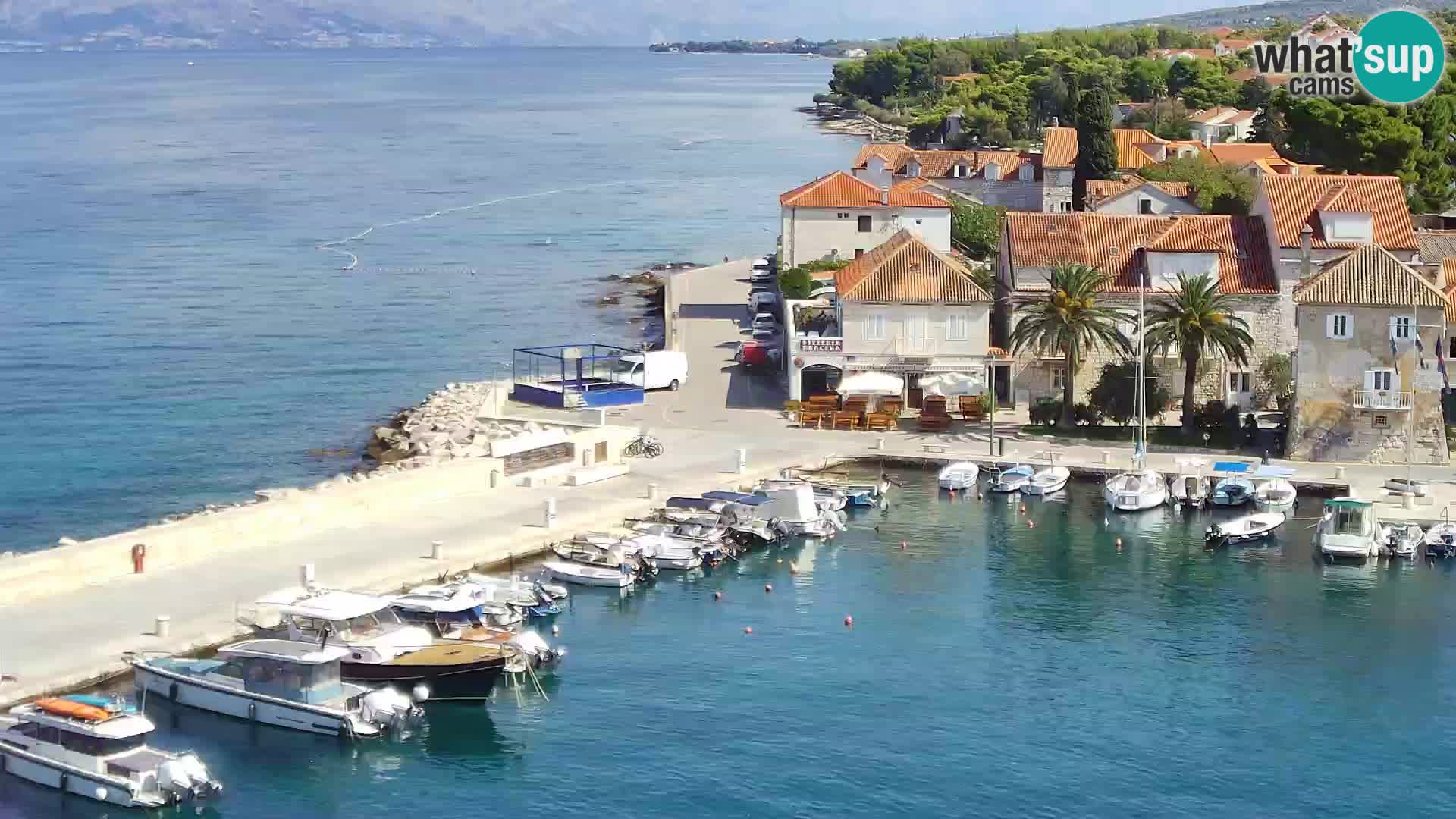 Web kamera Sutivan panorama – Pogled uživo s otoka Brača