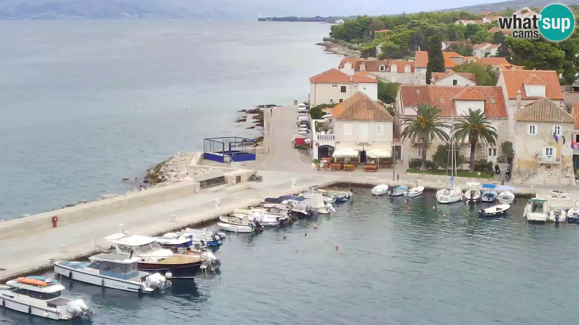 Webcam Sutivan Panorama – Vista en vivo desde la isla de Brač