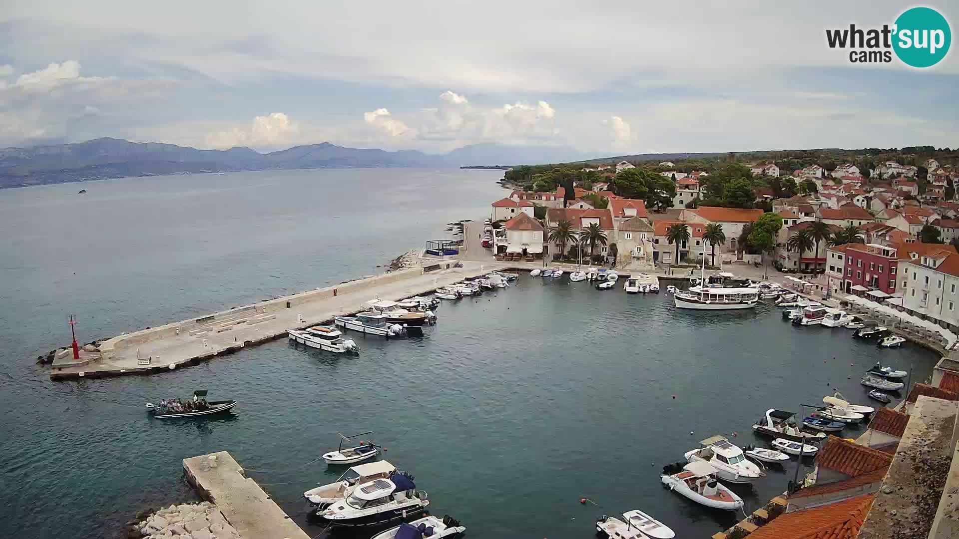 Webcam Sutivan Panorama – Vue en direct depuis l’île de Brač