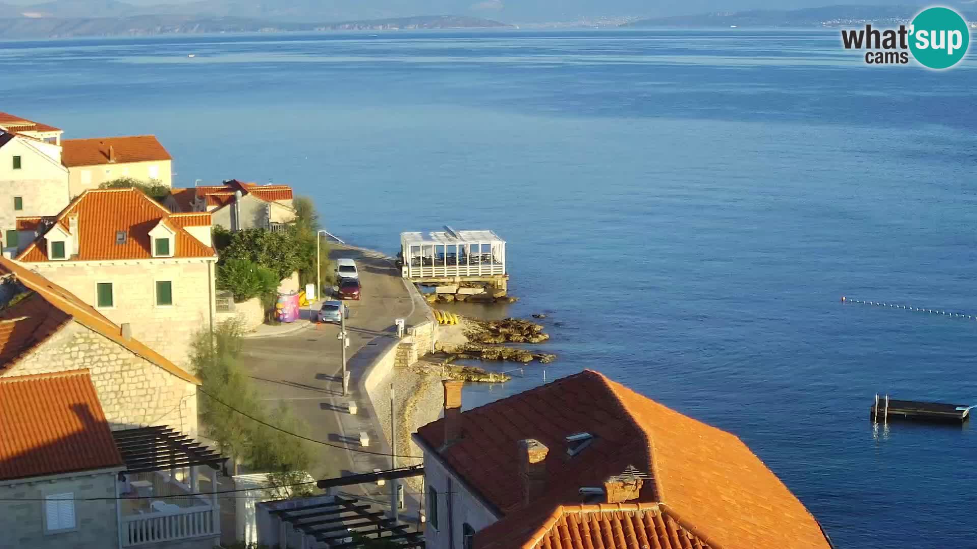 Spletna kamera Sutivan panorama – pogled v živo z otoka Brač