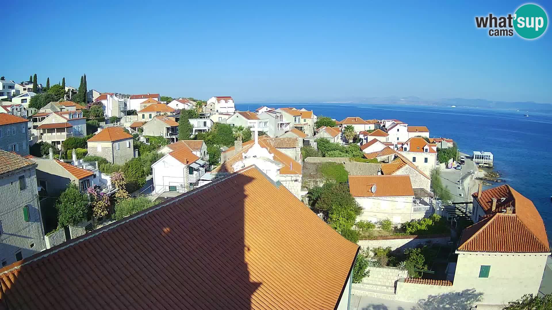 Webcam Sutivan Panorama – Vista en vivo desde la isla de Brač