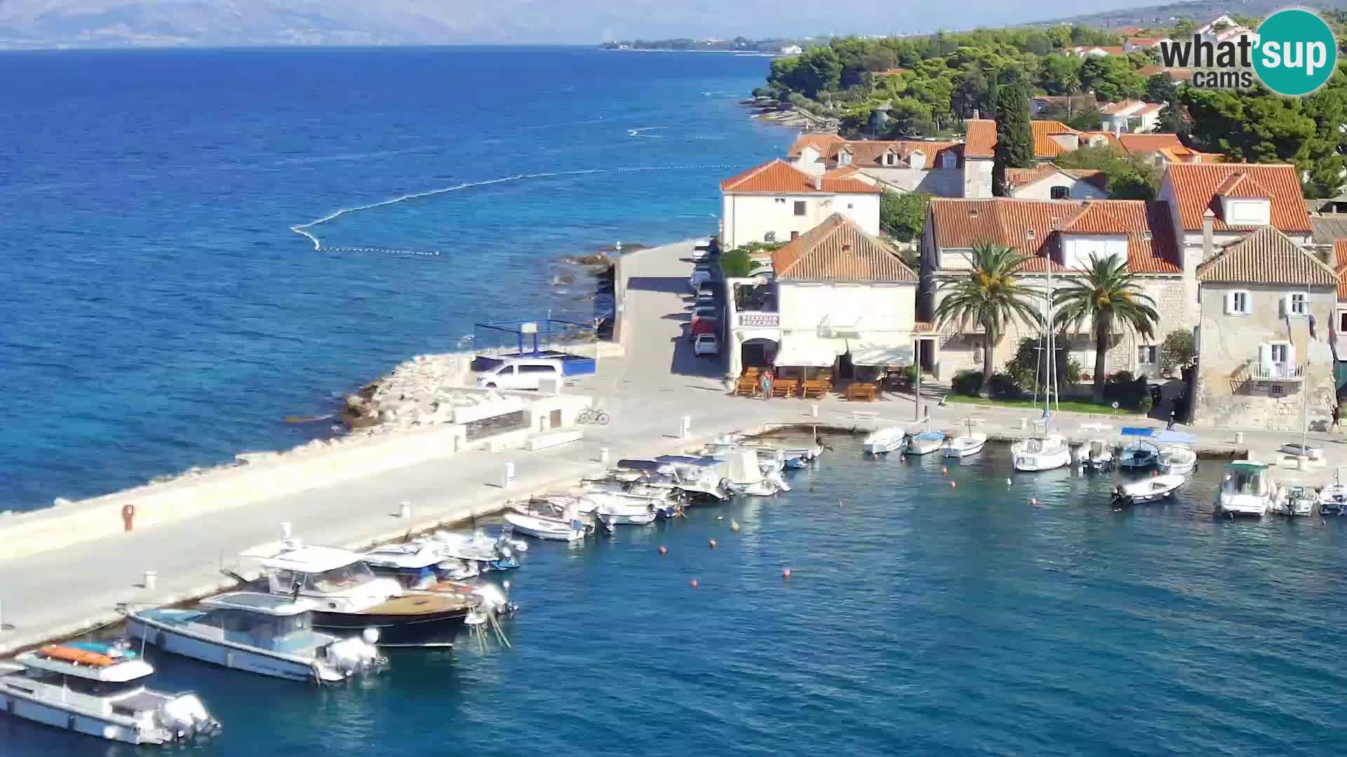 Webcam Sutivan Panorama – Vista en vivo desde la isla de Brač