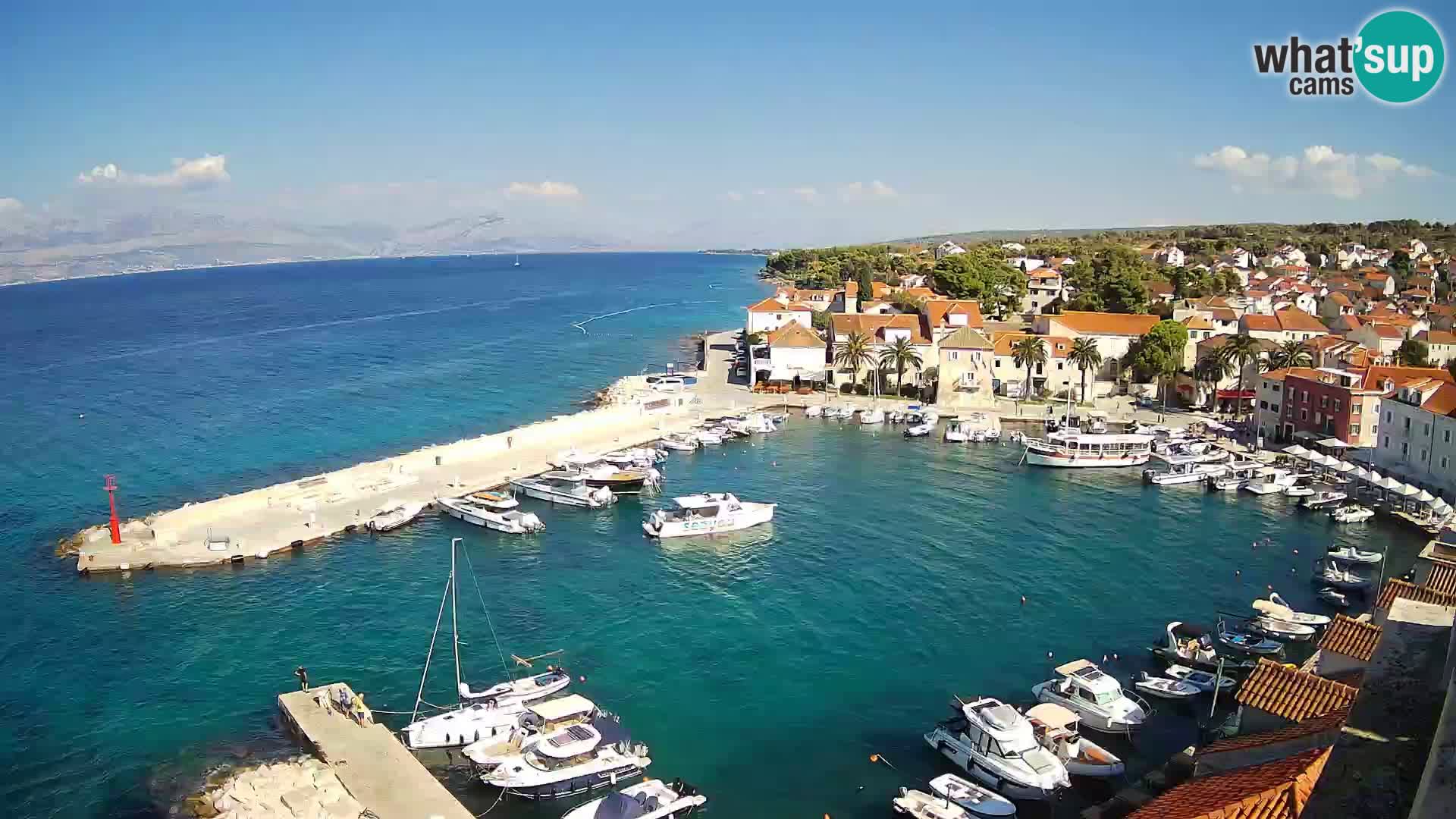 Webcam Sutivan panorama – Vista live dall’isola di Brač