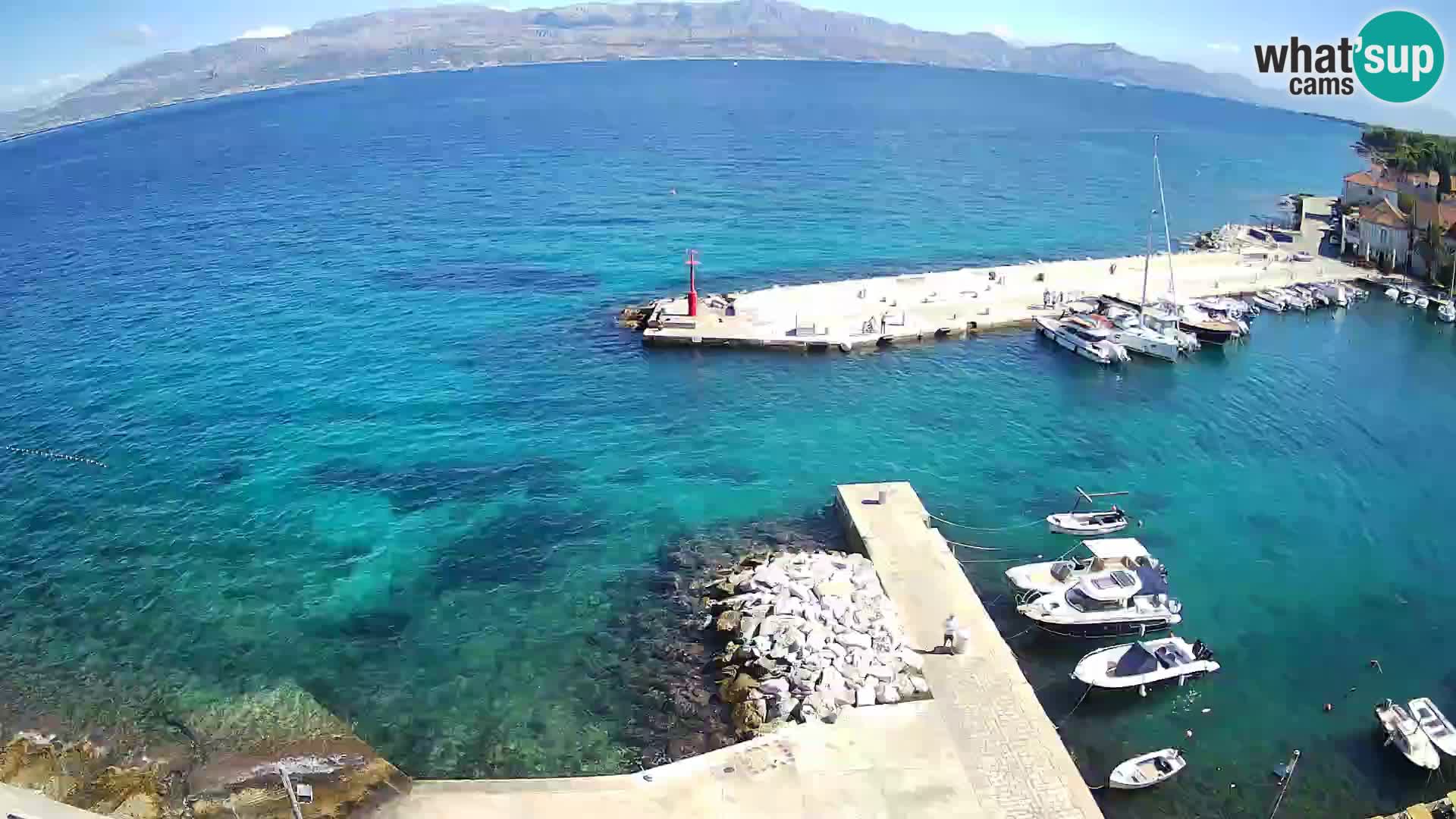 Webcam Sutivan Panorama – Vue en direct depuis l’île de Brač