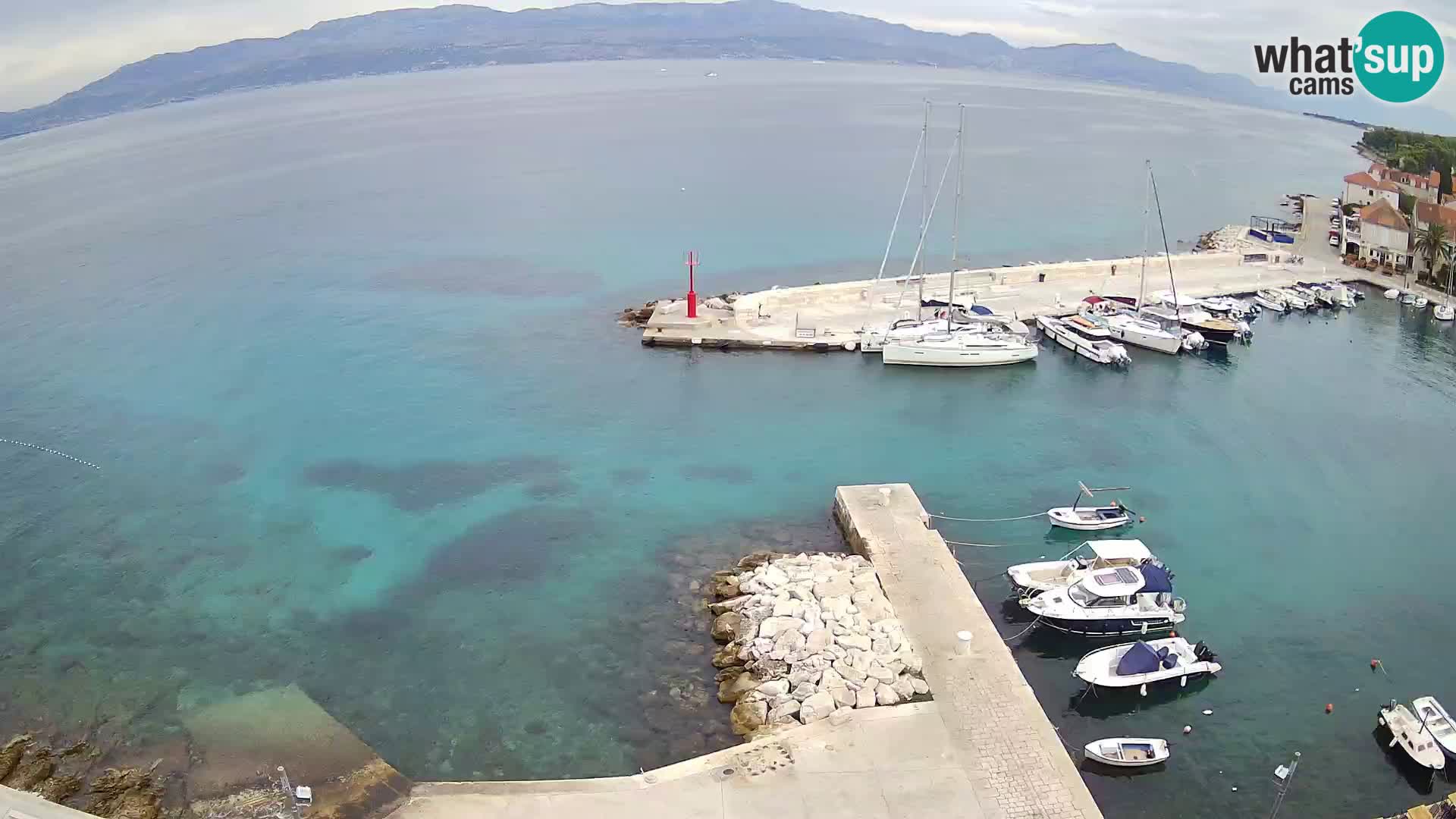 Webcam Sutivan Panorama – Liveblick von der Insel Brač