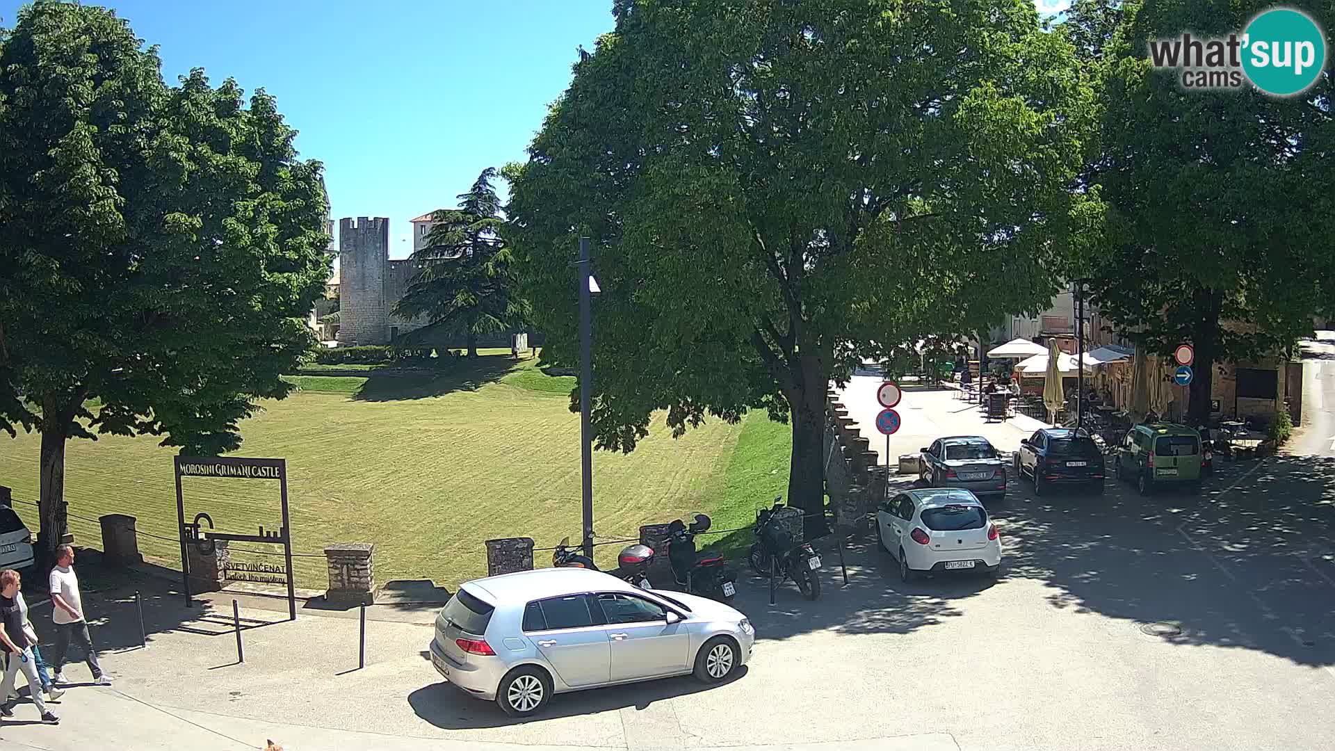 Live Svetvinčenat – view to Castle Morosini Grimani – Istria – Croatia