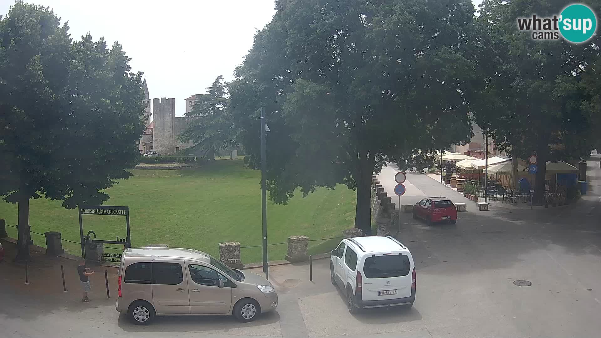 Live Svetvinčenat (Sanvincenti) – vista sul castello Morosini Grimani – Istria – Croazia