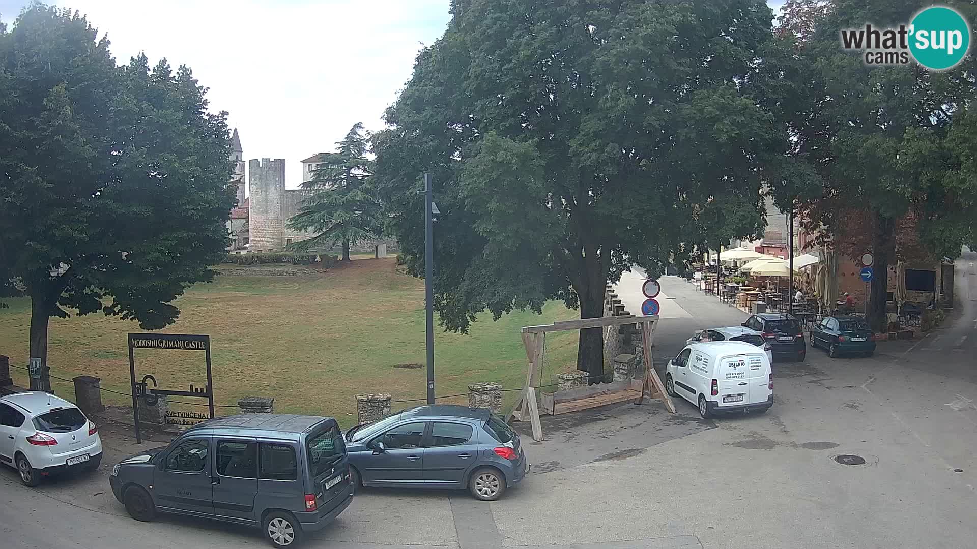 Live Svetvinčenat – view to Castle Morosini Grimani – Istria – Croatia