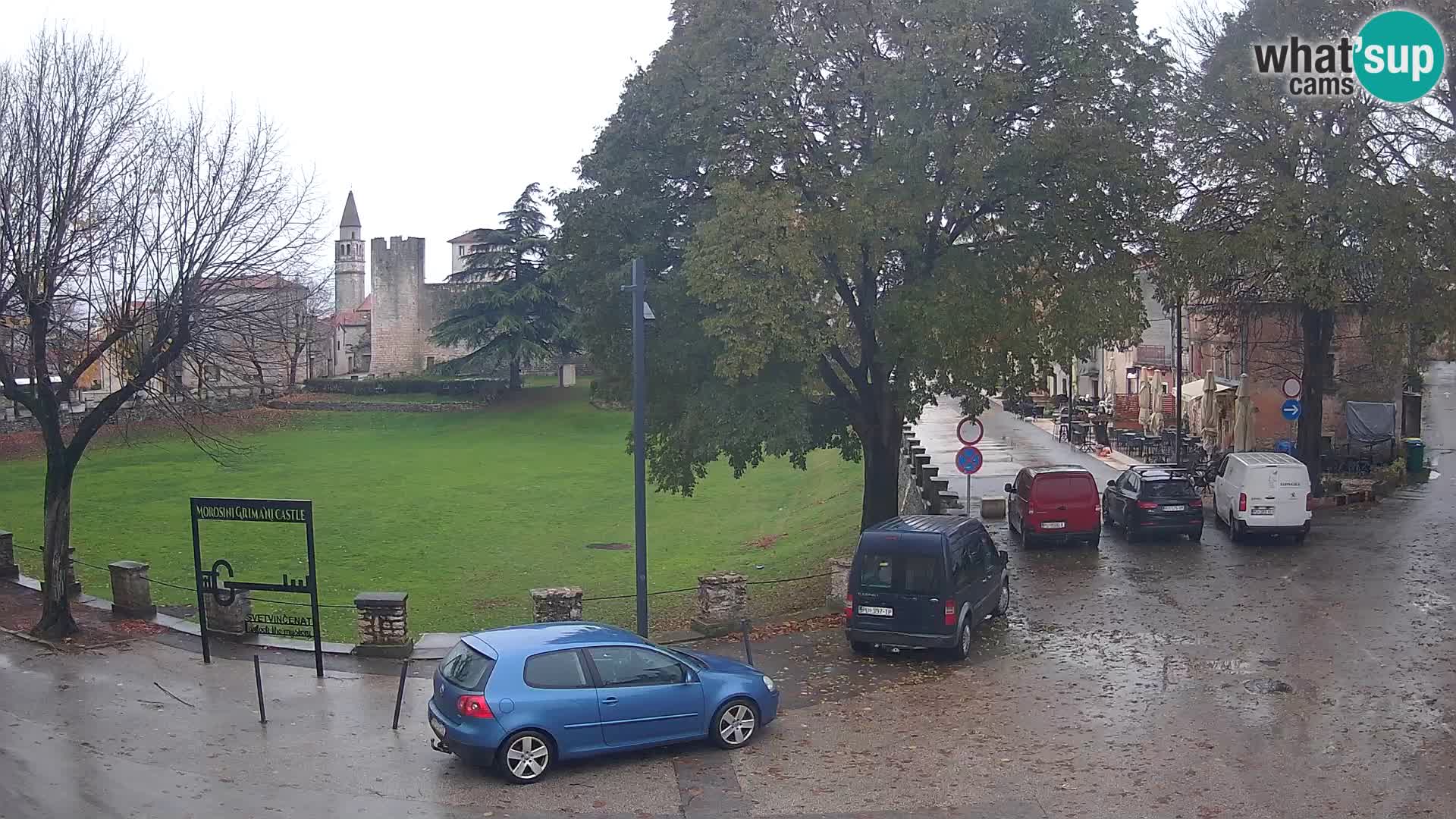 LIVE Svetvinčenat – vista al castillo Morosini Grimani – Istria – Croacia