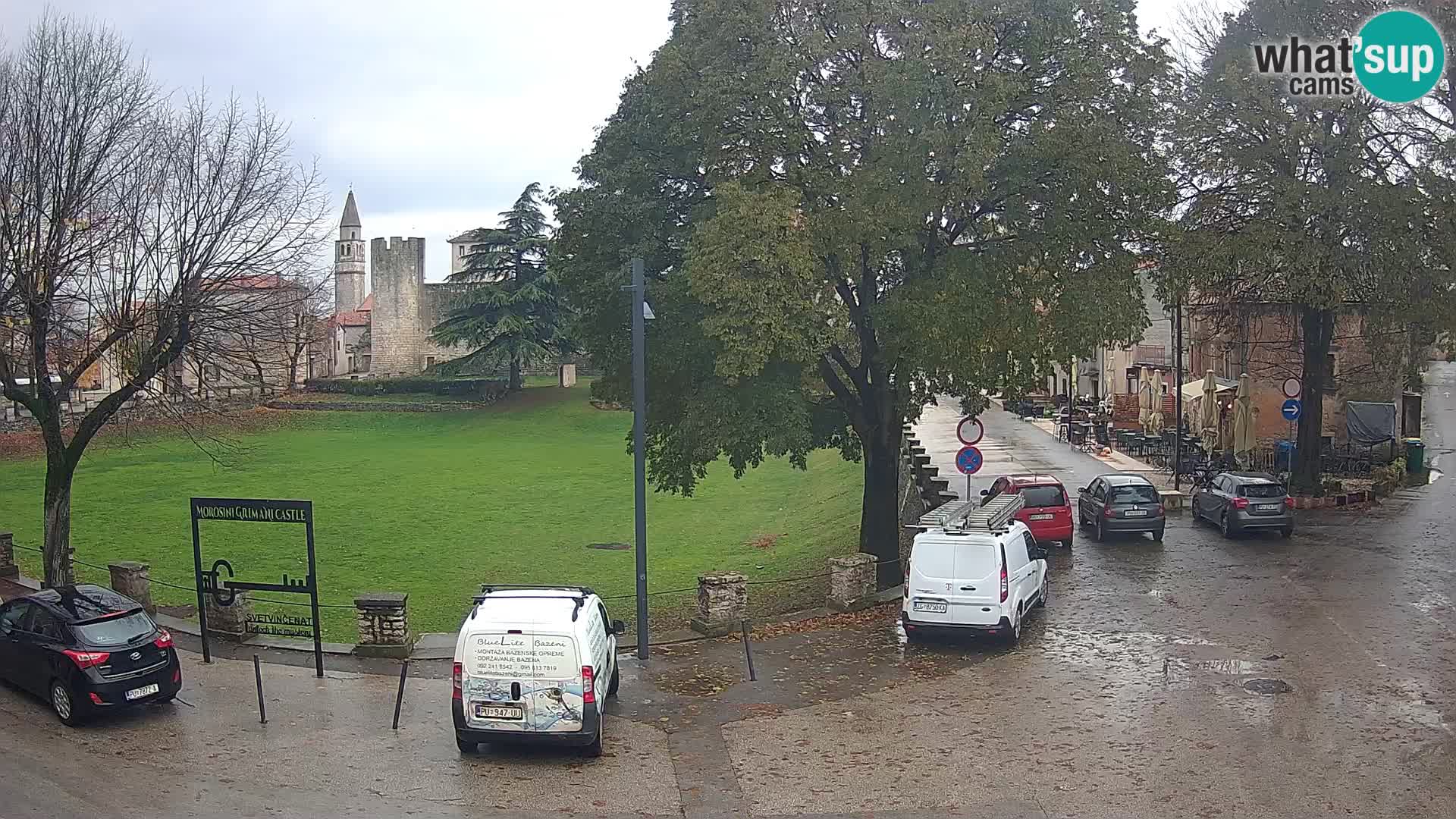 Live Svetvinčenat (Sanvincenti) – vista sul castello Morosini Grimani – Istria – Croazia