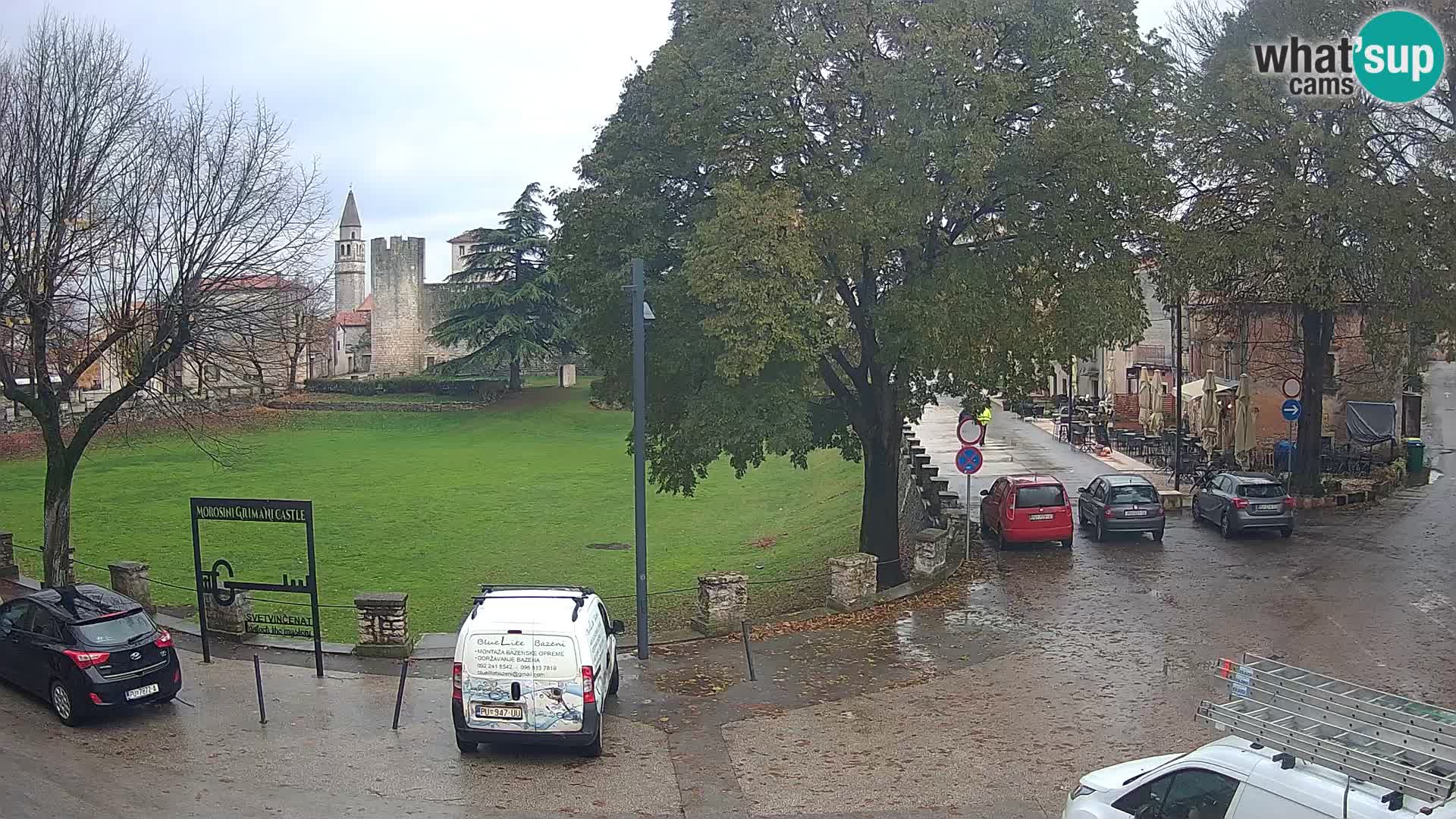 LIVE Svetvinčenat – vista al castillo Morosini Grimani – Istria – Croacia