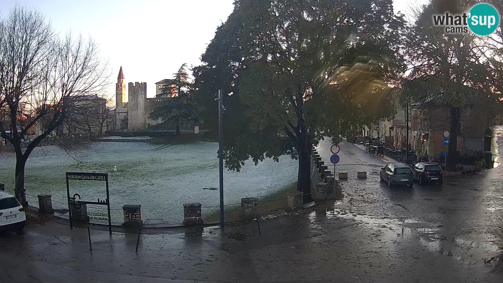 Live Svetvinčenat (Sanvincenti) – vista sul castello Morosini Grimani – Istria – Croazia