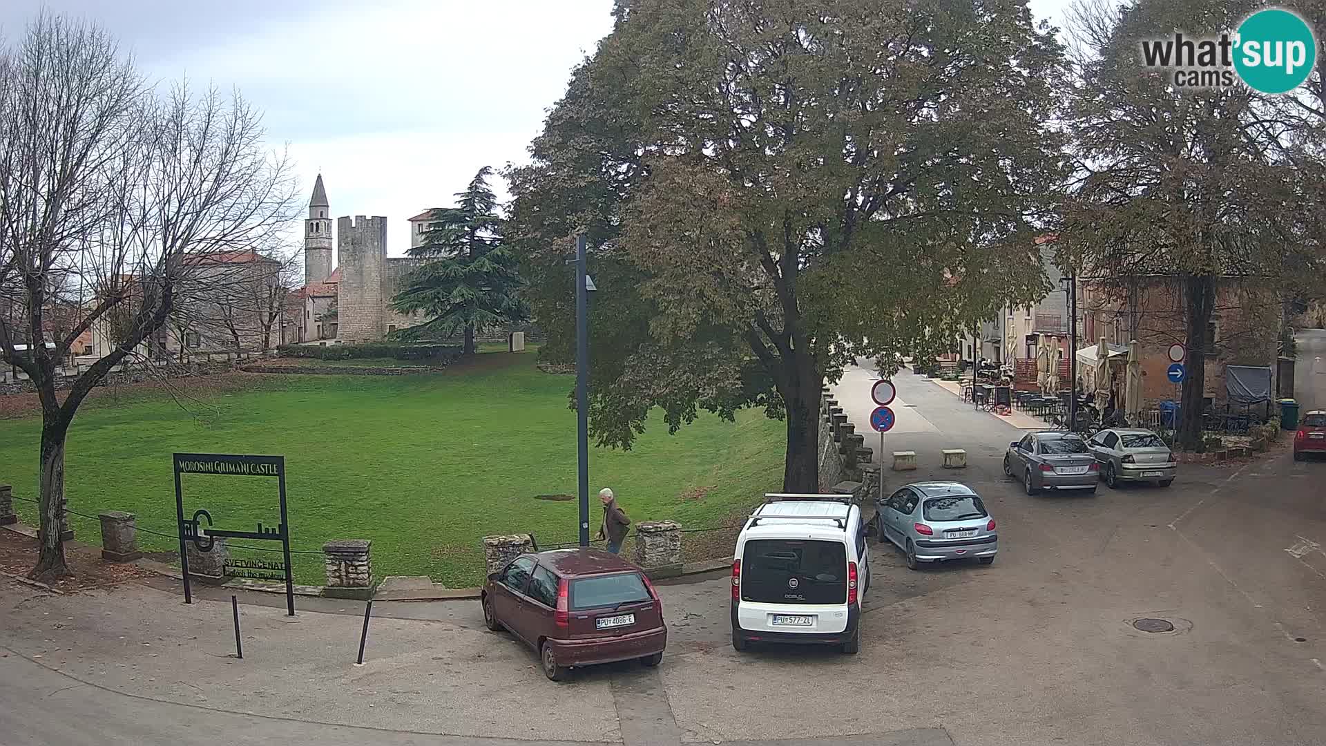 Live Svetvinčenat (Sanvincenti) – vista sul castello Morosini Grimani – Istria – Croazia