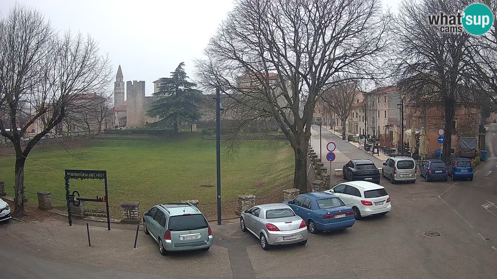 Live Svetvinčenat – vue sur le château Morosini Grimani – Istrie – Croatie