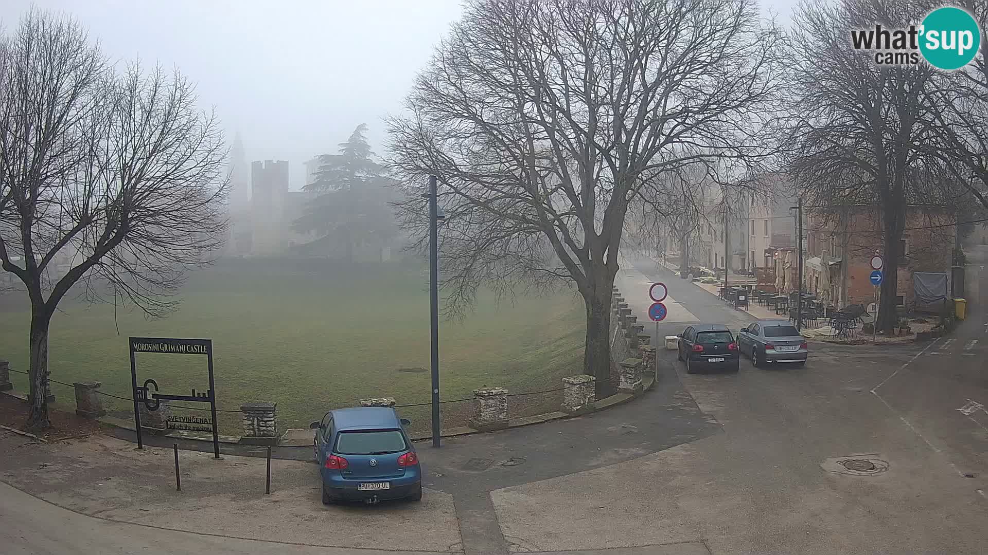 Live Svetvinčenat – Blick auf Schloss Morosini Grimani – Istrien – Kroatien