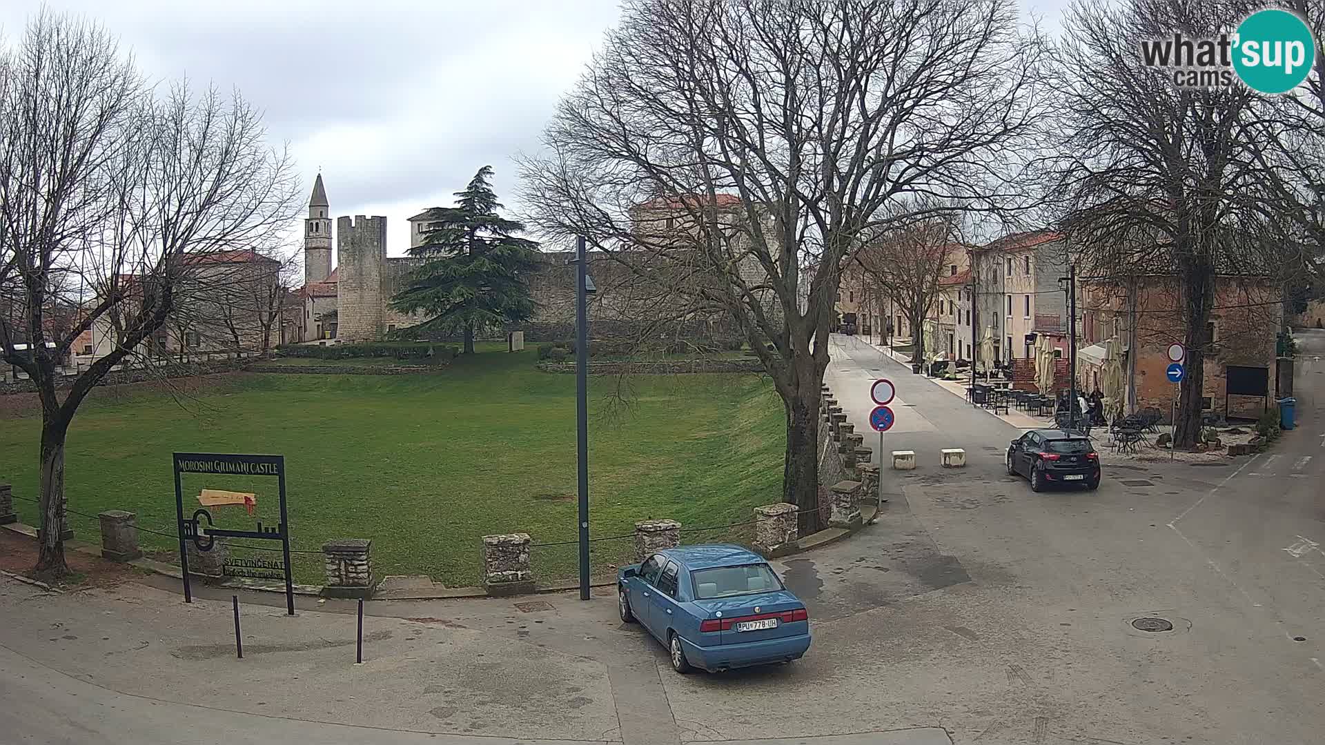 Live Svetvinčenat (Sanvincenti) – vista sul castello Morosini Grimani – Istria – Croazia