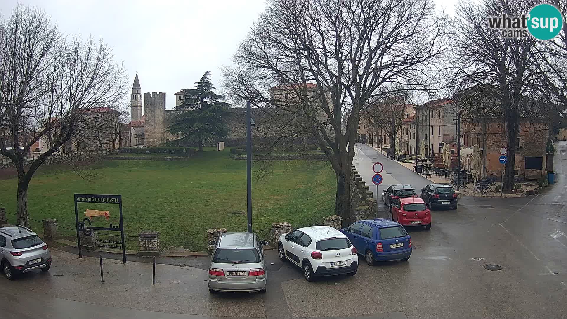 Live Svetvinčenat (Sanvincenti) – vista sul castello Morosini Grimani – Istria – Croazia