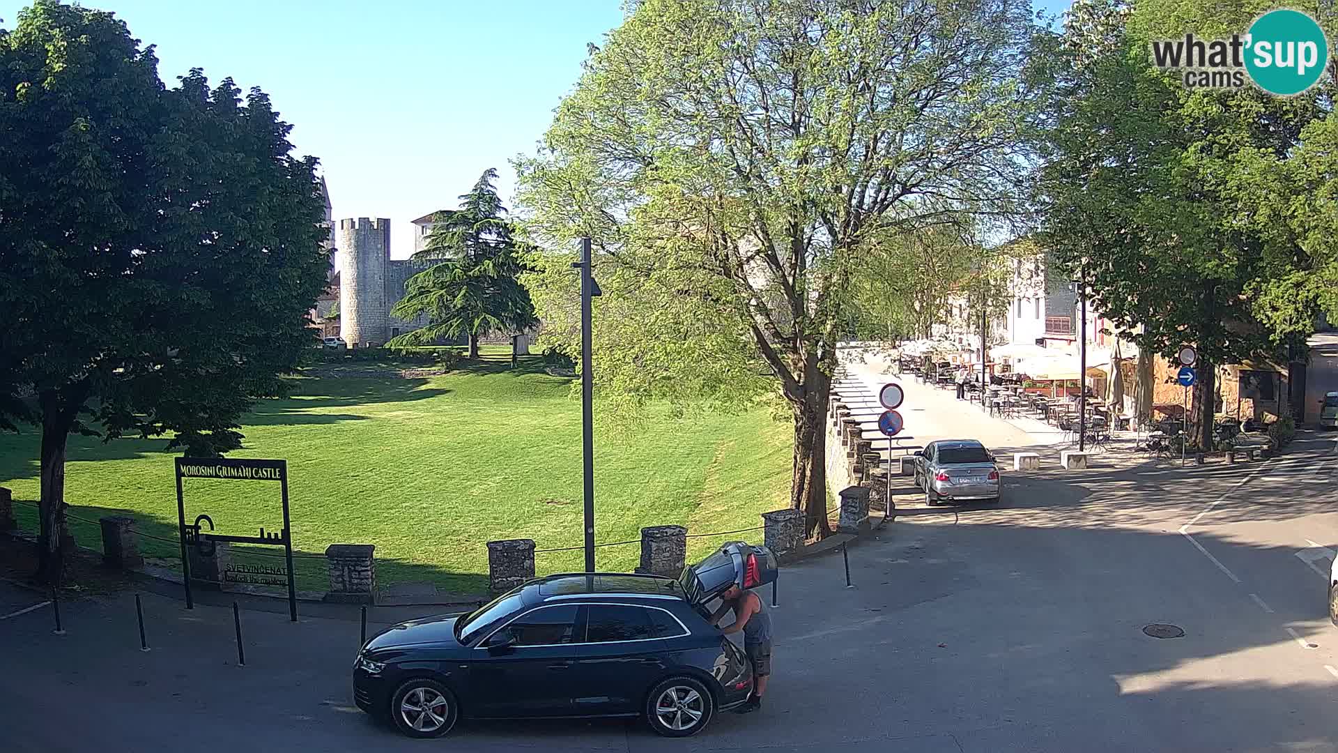 Live Svetvinčenat (Sanvincenti) – vista sul castello Morosini Grimani – Istria – Croazia