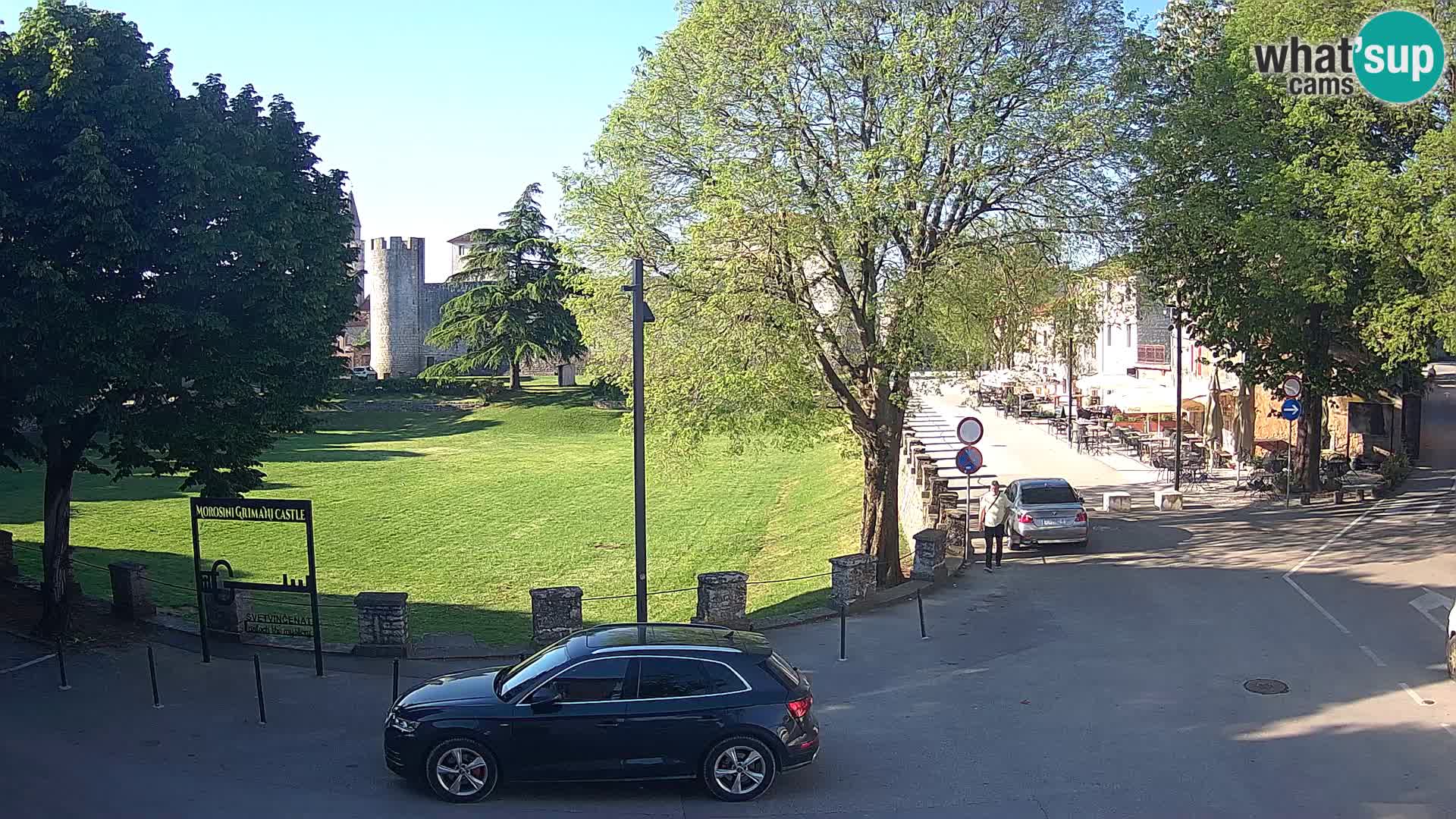 Live Svetvinčenat – vue sur le château Morosini Grimani – Istrie – Croatie