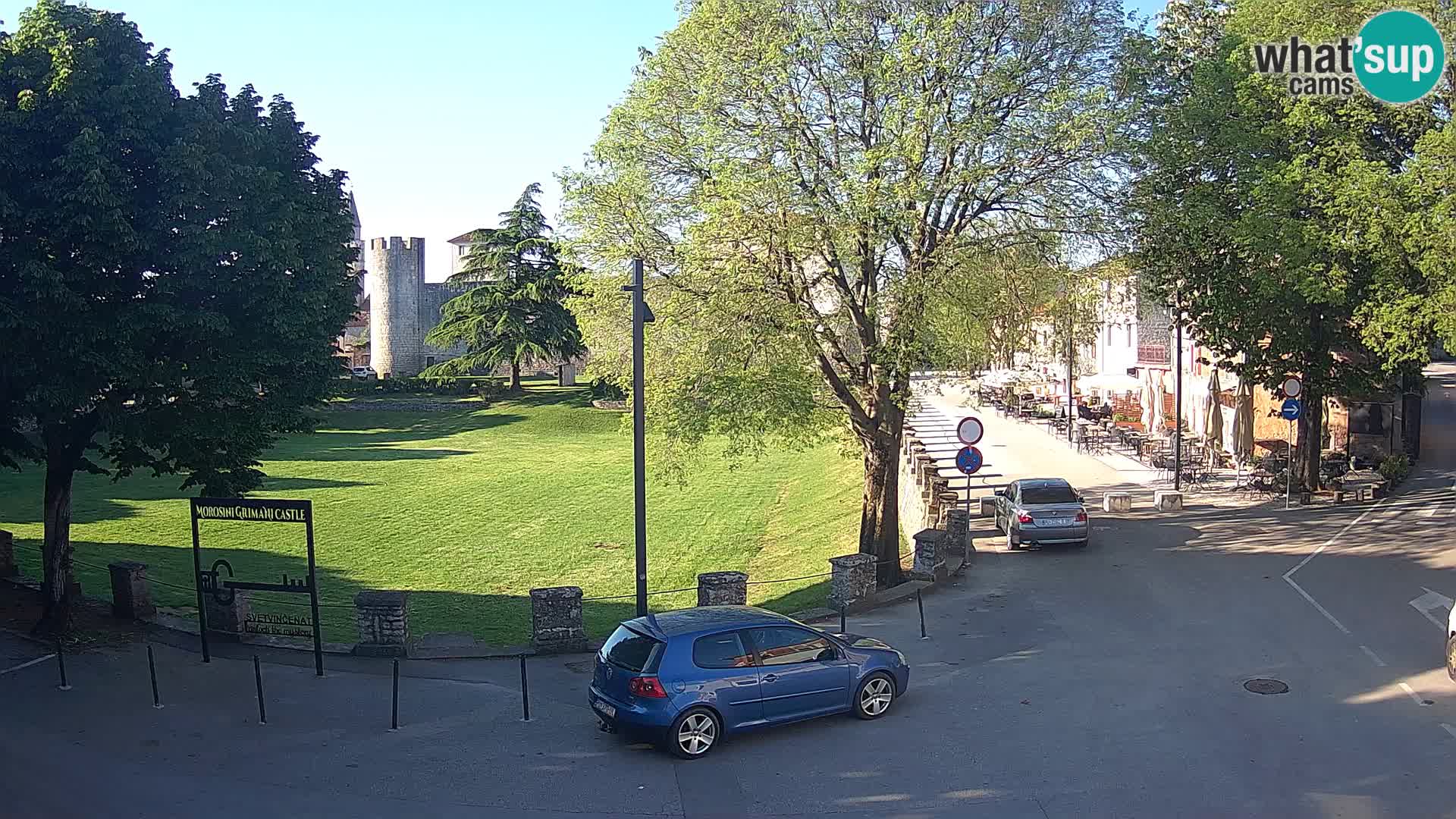 Live Svetvinčenat (Sanvincenti) – vista sul castello Morosini Grimani – Istria – Croazia