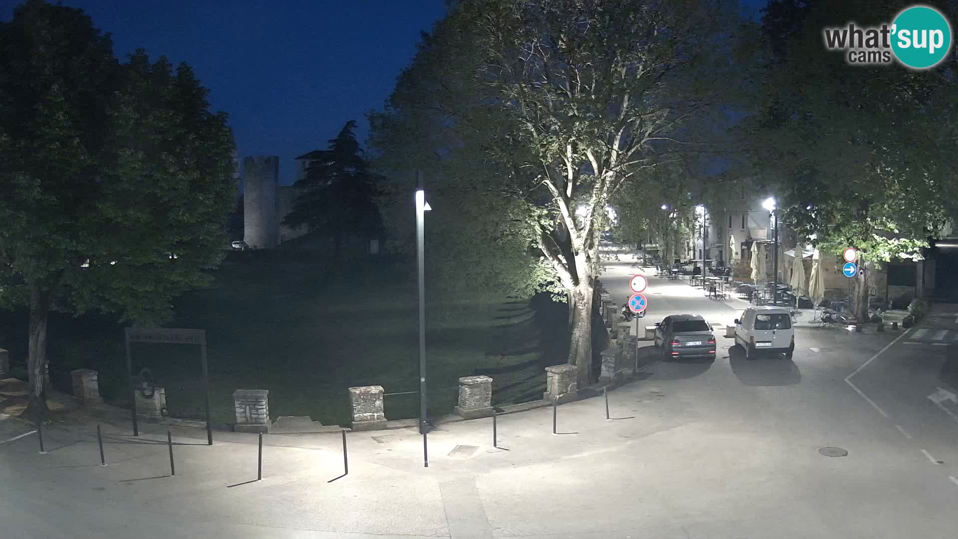 LIVE Svetvinčenat – vista al castillo Morosini Grimani – Istria – Croacia