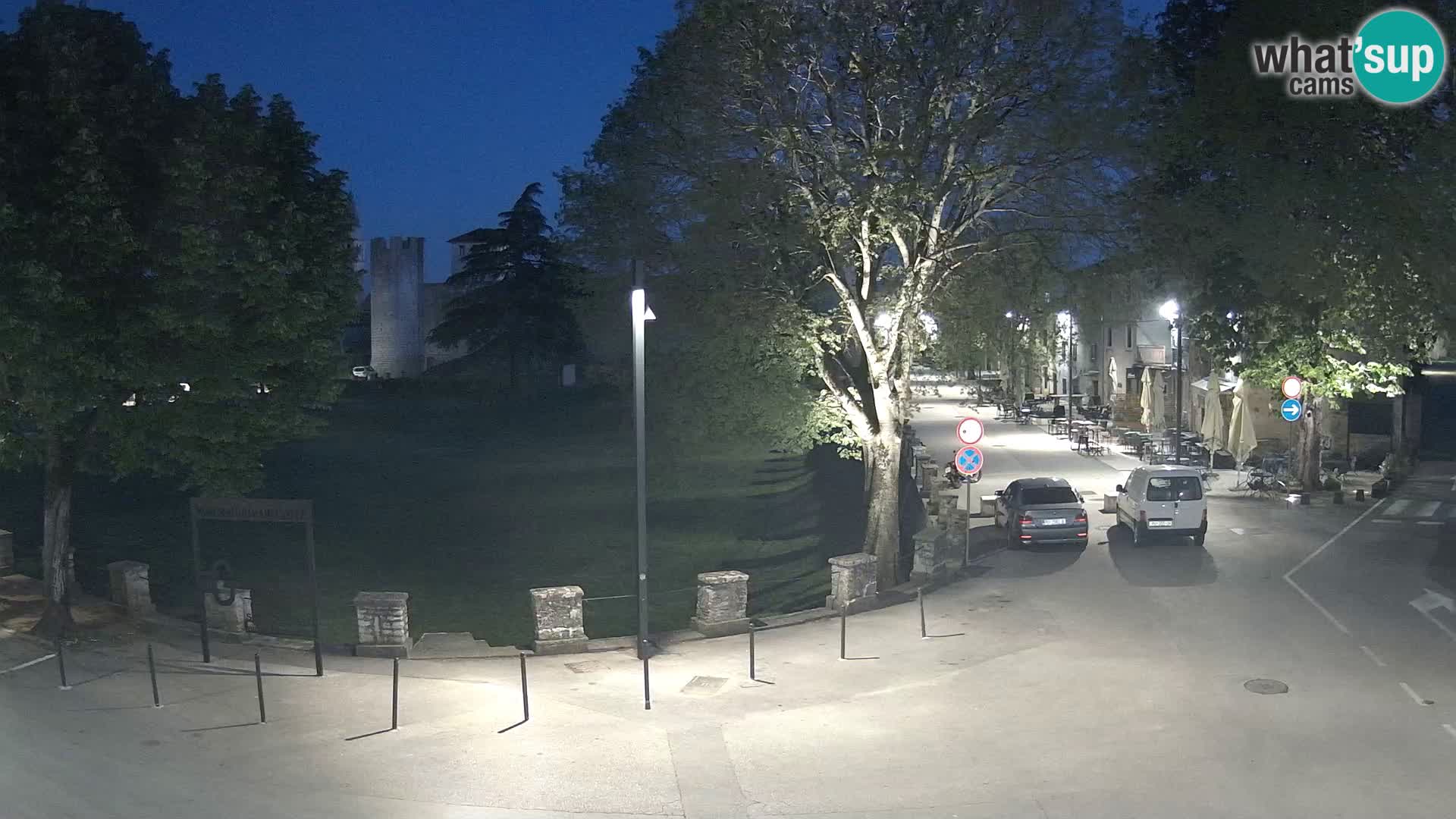 LIVE Svetvinčenat – vista al castillo Morosini Grimani – Istria – Croacia