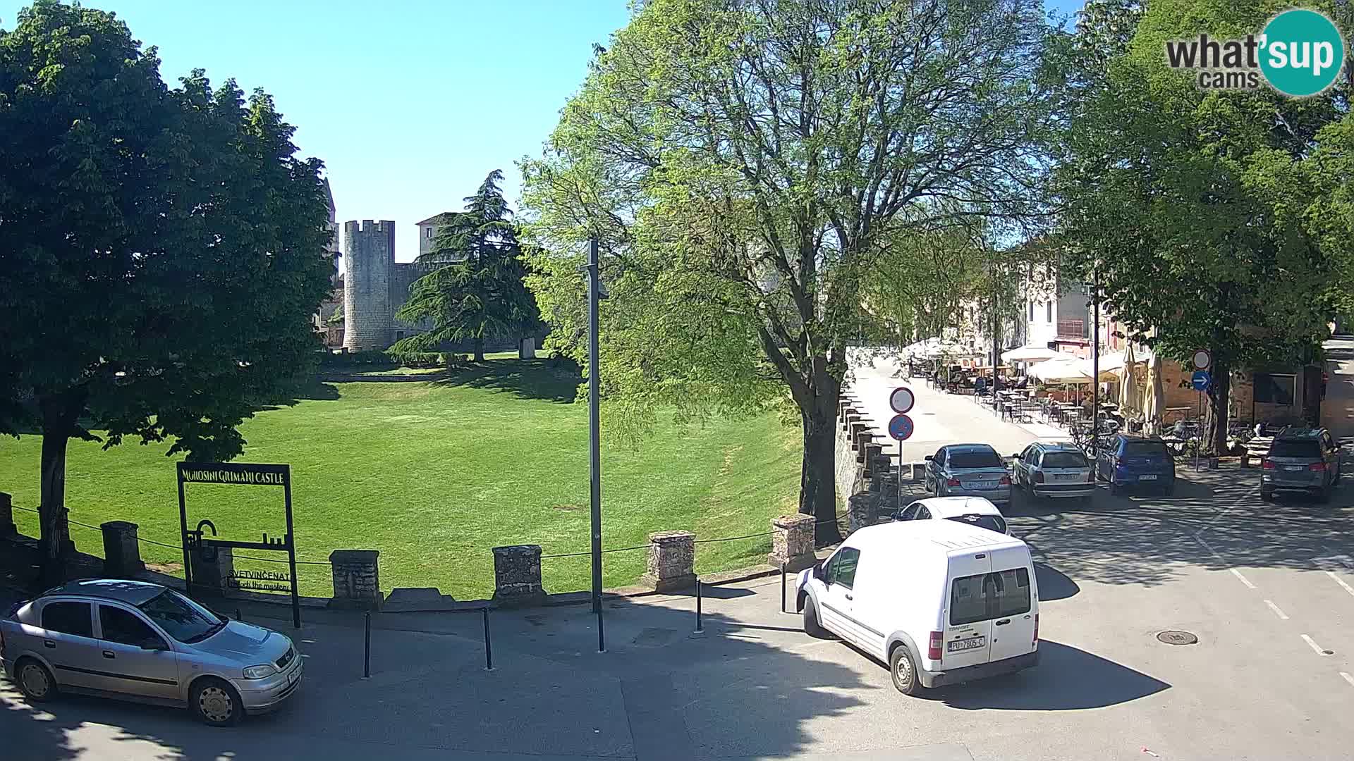 LIVE Svetvinčenat – vista al castillo Morosini Grimani – Istria – Croacia