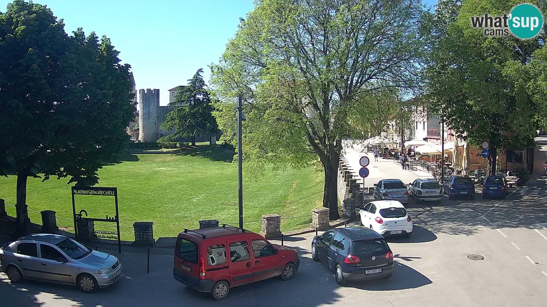 LIVE Svetvinčenat – vista al castillo Morosini Grimani – Istria – Croacia