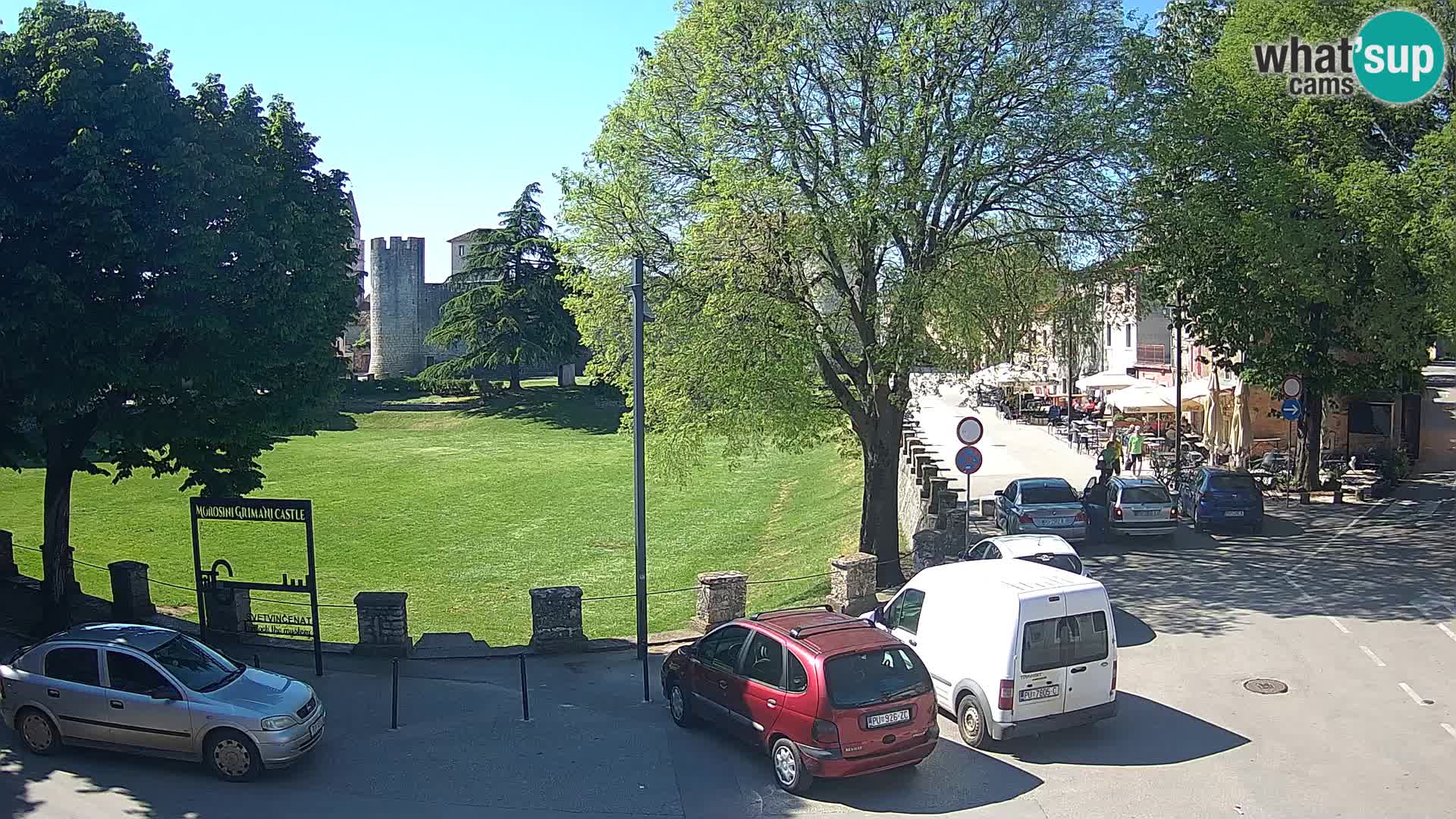Live Svetvinčenat – view to Castle Morosini Grimani – Istria – Croatia