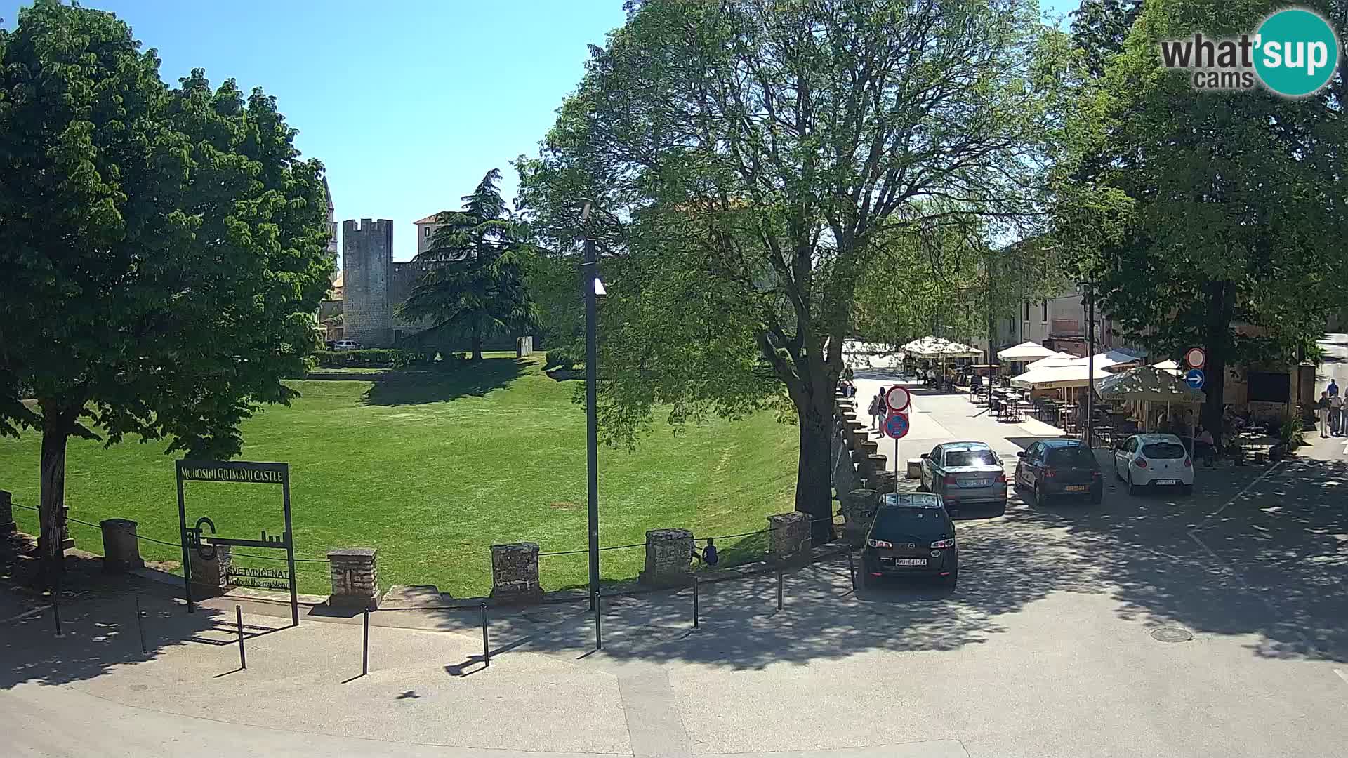 LIVE Svetvinčenat – vista al castillo Morosini Grimani – Istria – Croacia