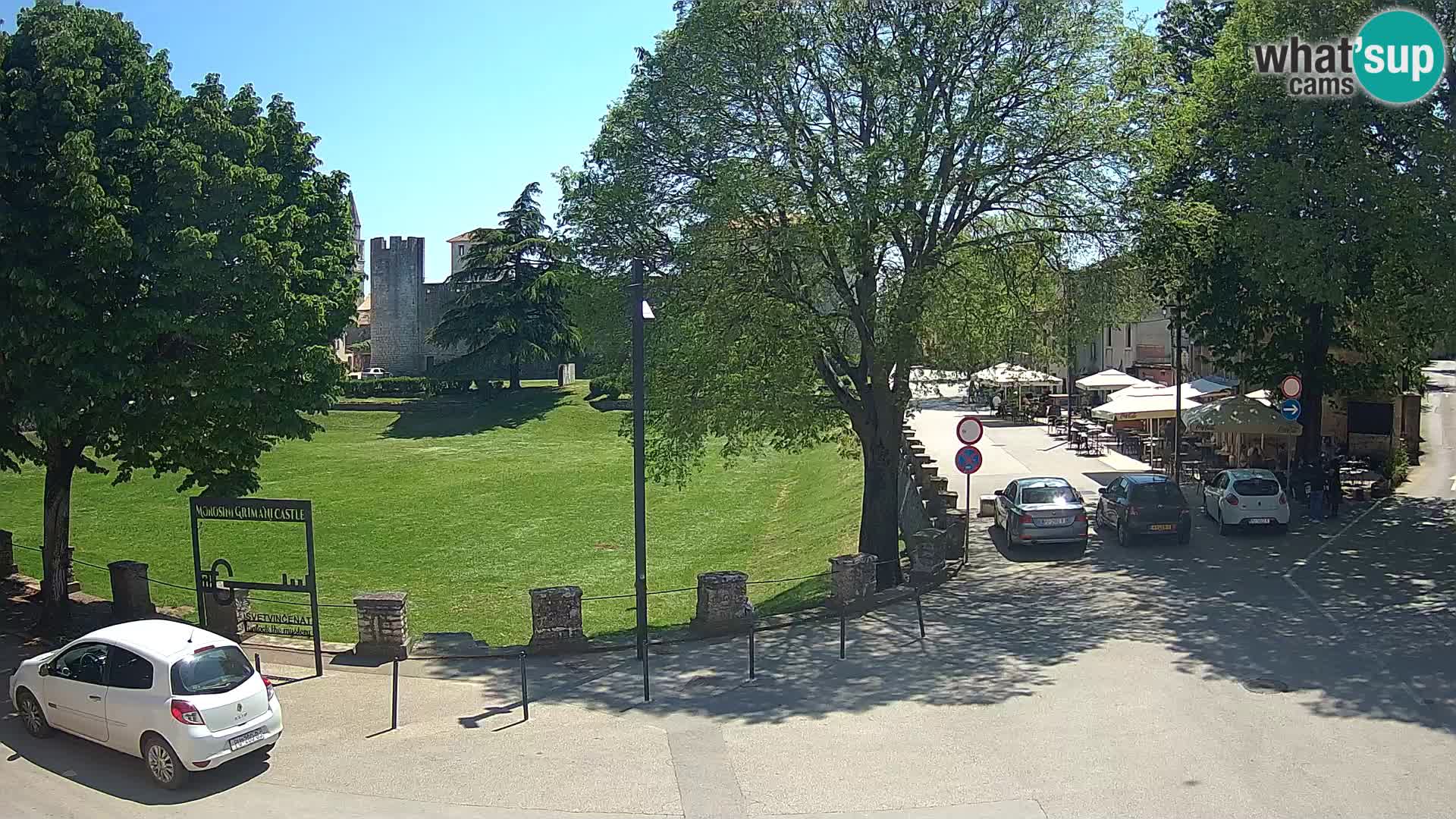 LIVE Svetvinčenat – vista al castillo Morosini Grimani – Istria – Croacia